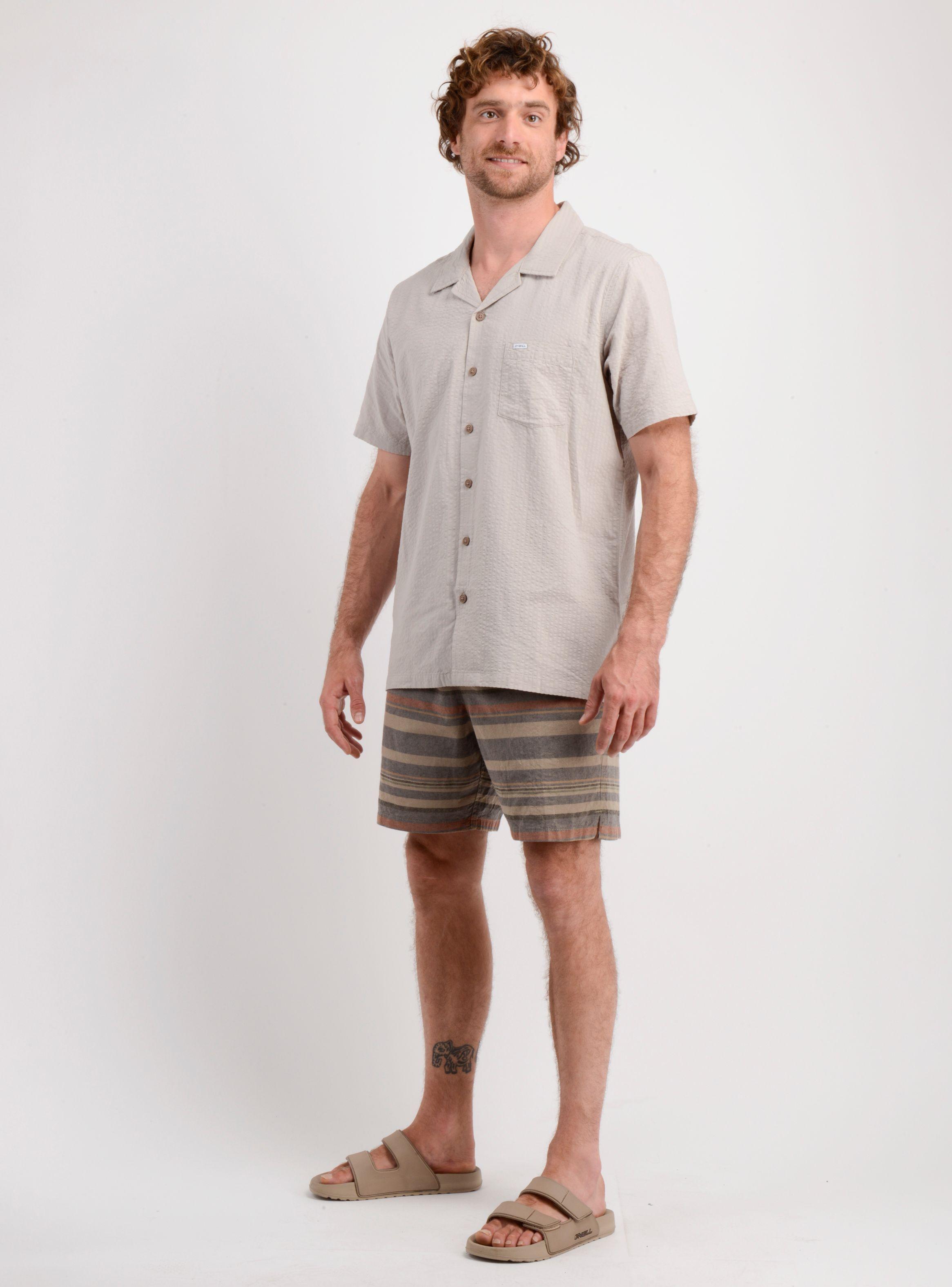 BERMUDA LOW KEY STRIP VERDE OSCURO-2