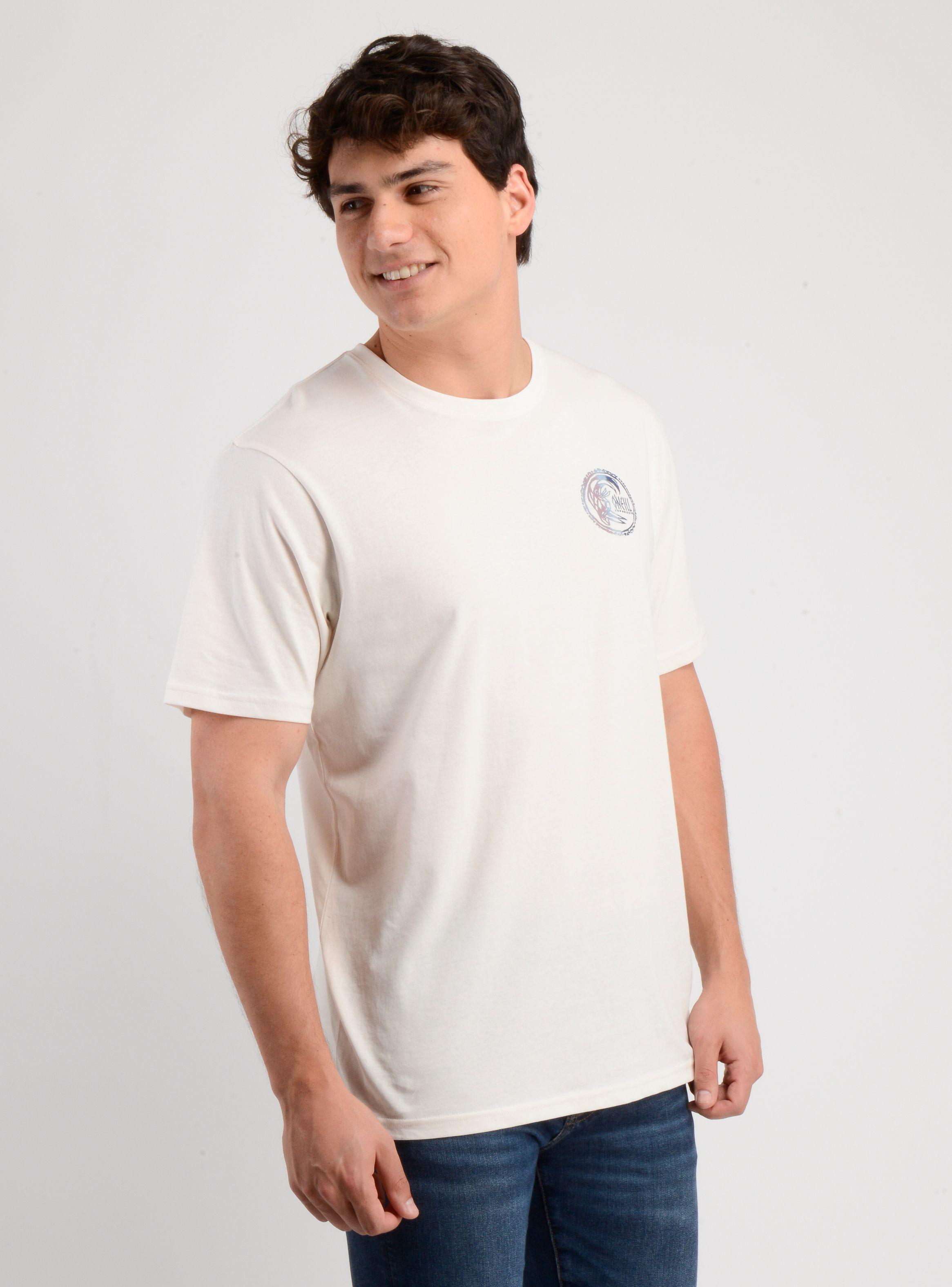 POLERA MANGA CORTA ARTIFACT BEIGE CLARO-3