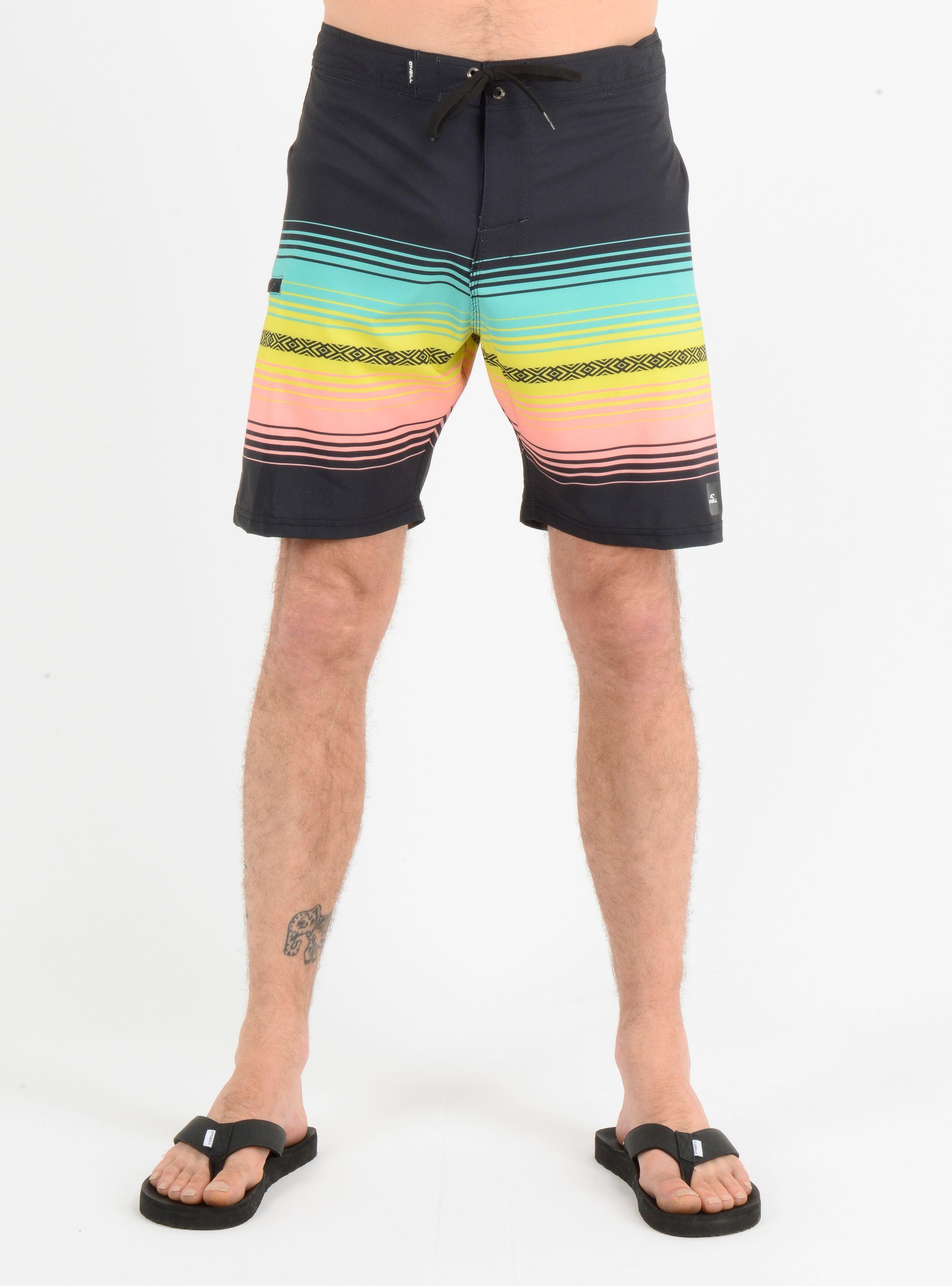 BOARDSHORT HEAT STRIPE  NEGRO-0