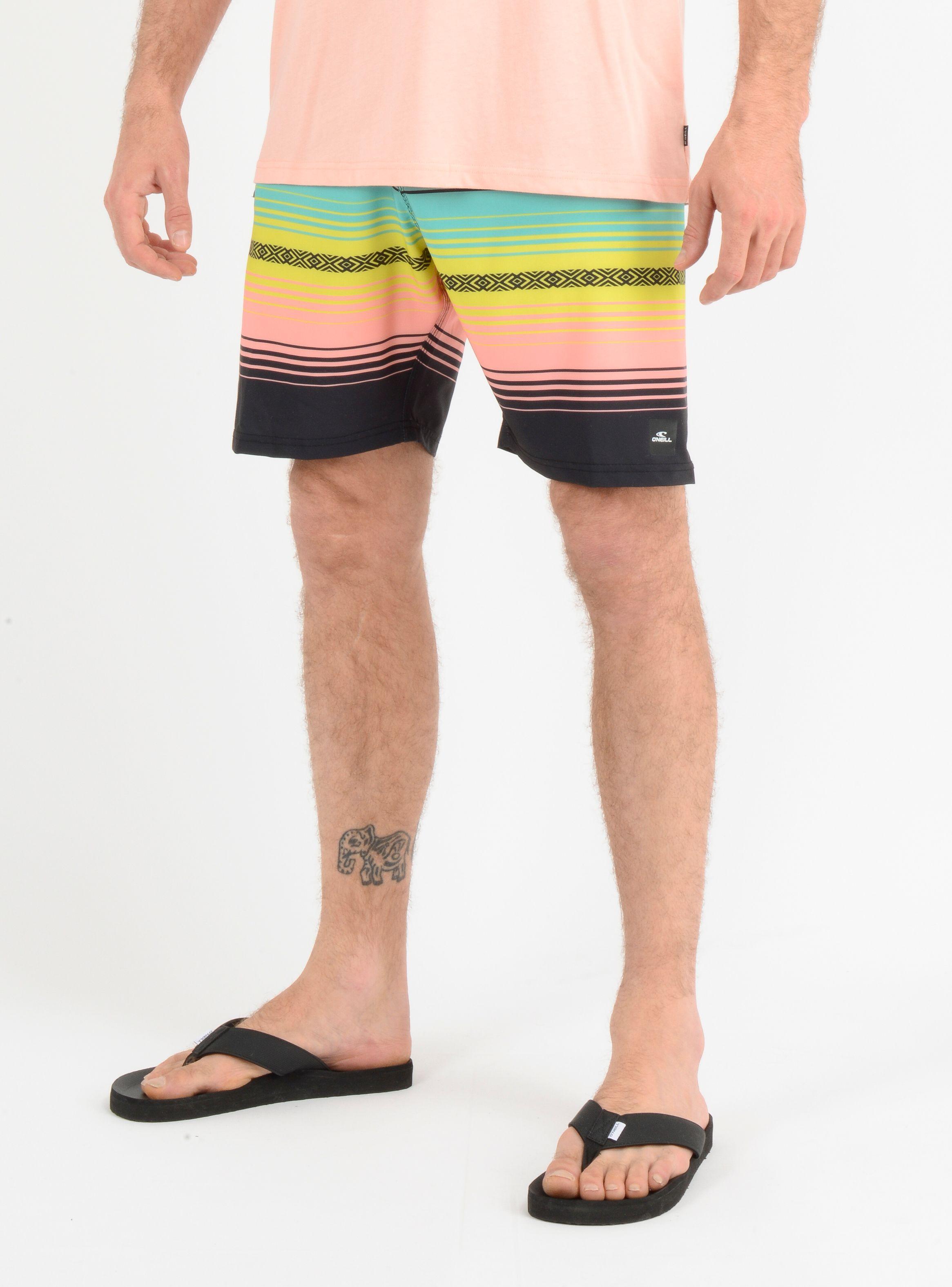 BOARDSHORT HEAT STRIPE  NEGRO-2