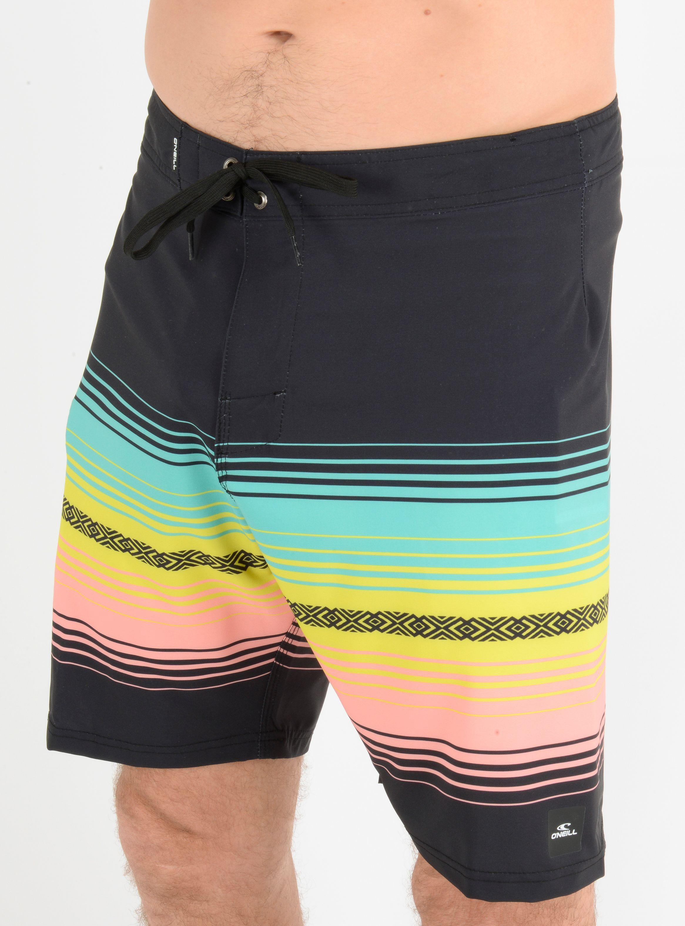 BOARDSHORT HEAT STRIPE  NEGRO-4