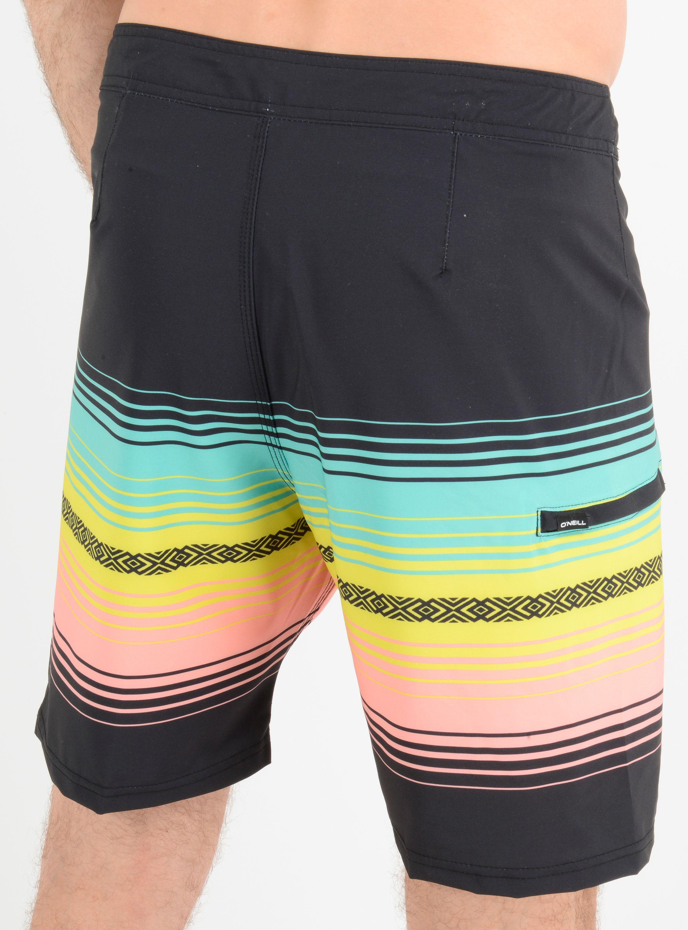 BOARDSHORT HEAT STRIPE  NEGRO-5