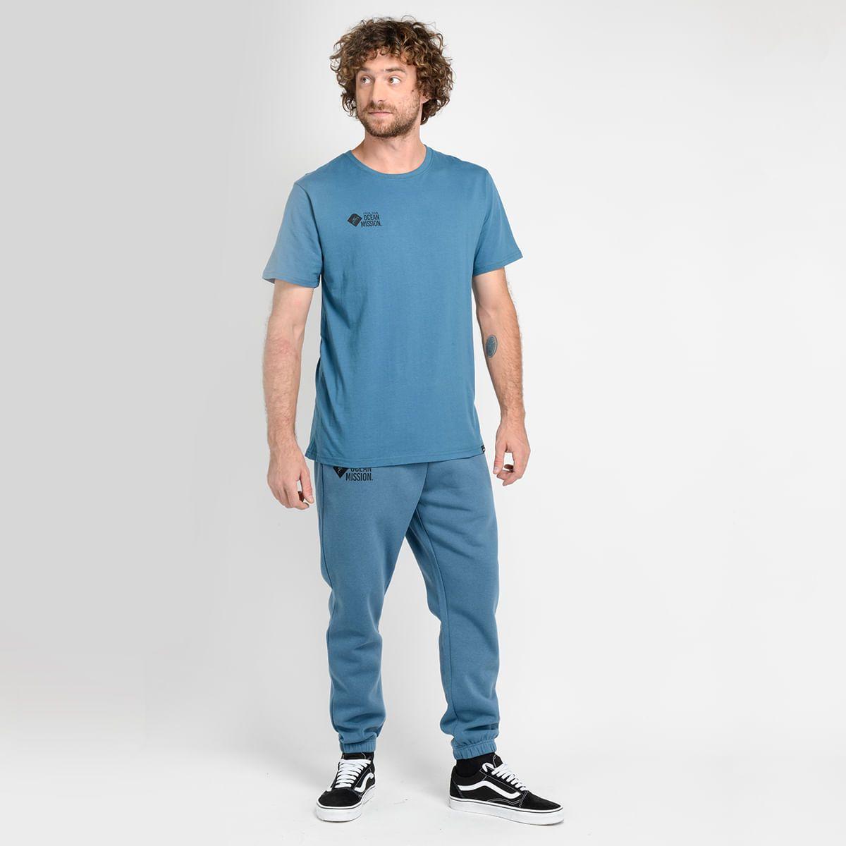 PANTALON BUZO - I23HO049001 AZUL-3