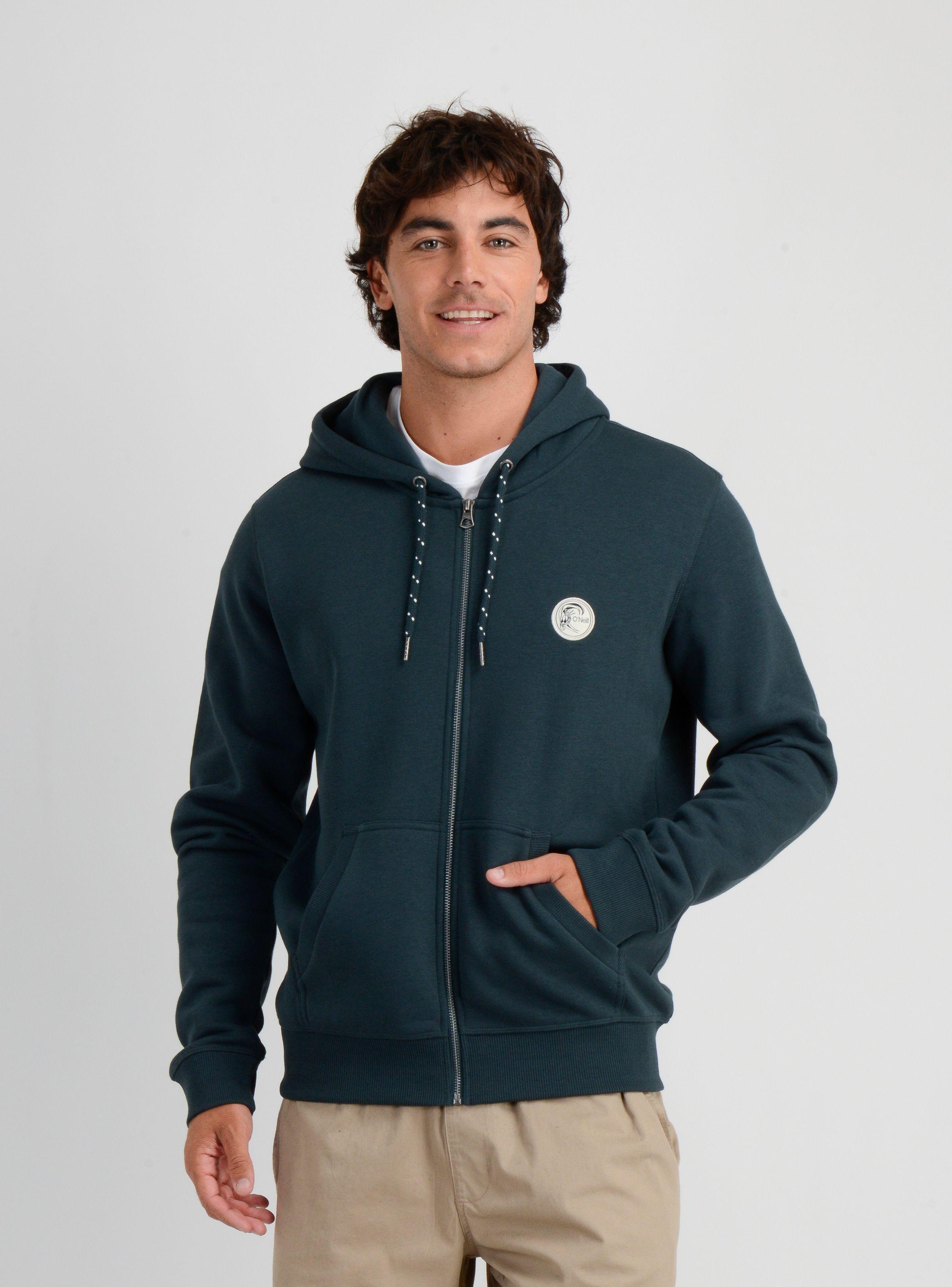 POLERON OG BADGE HOODIE  VERDE OSCURO-0