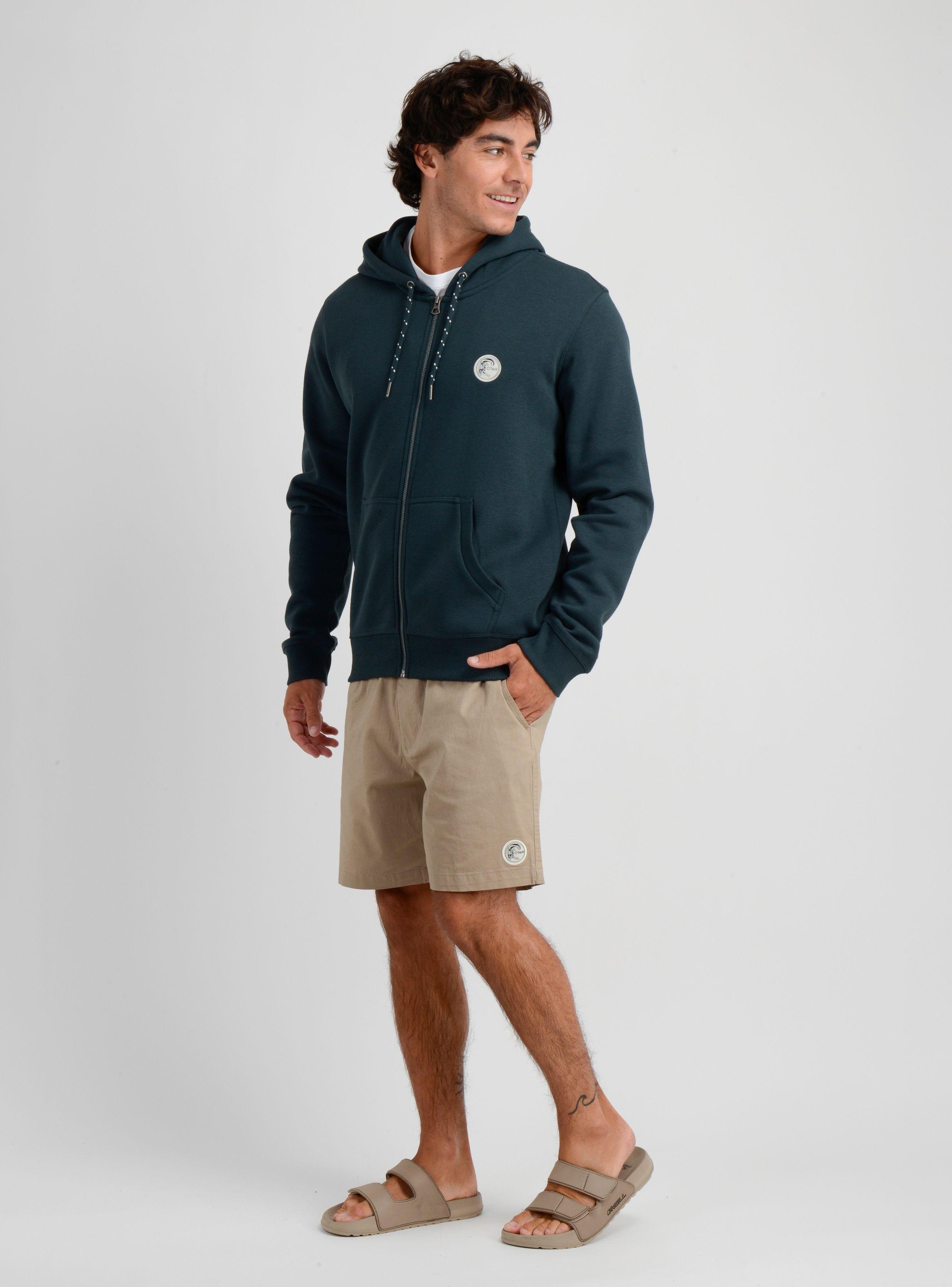 POLERON OG BADGE HOODIE  VERDE OSCURO-2