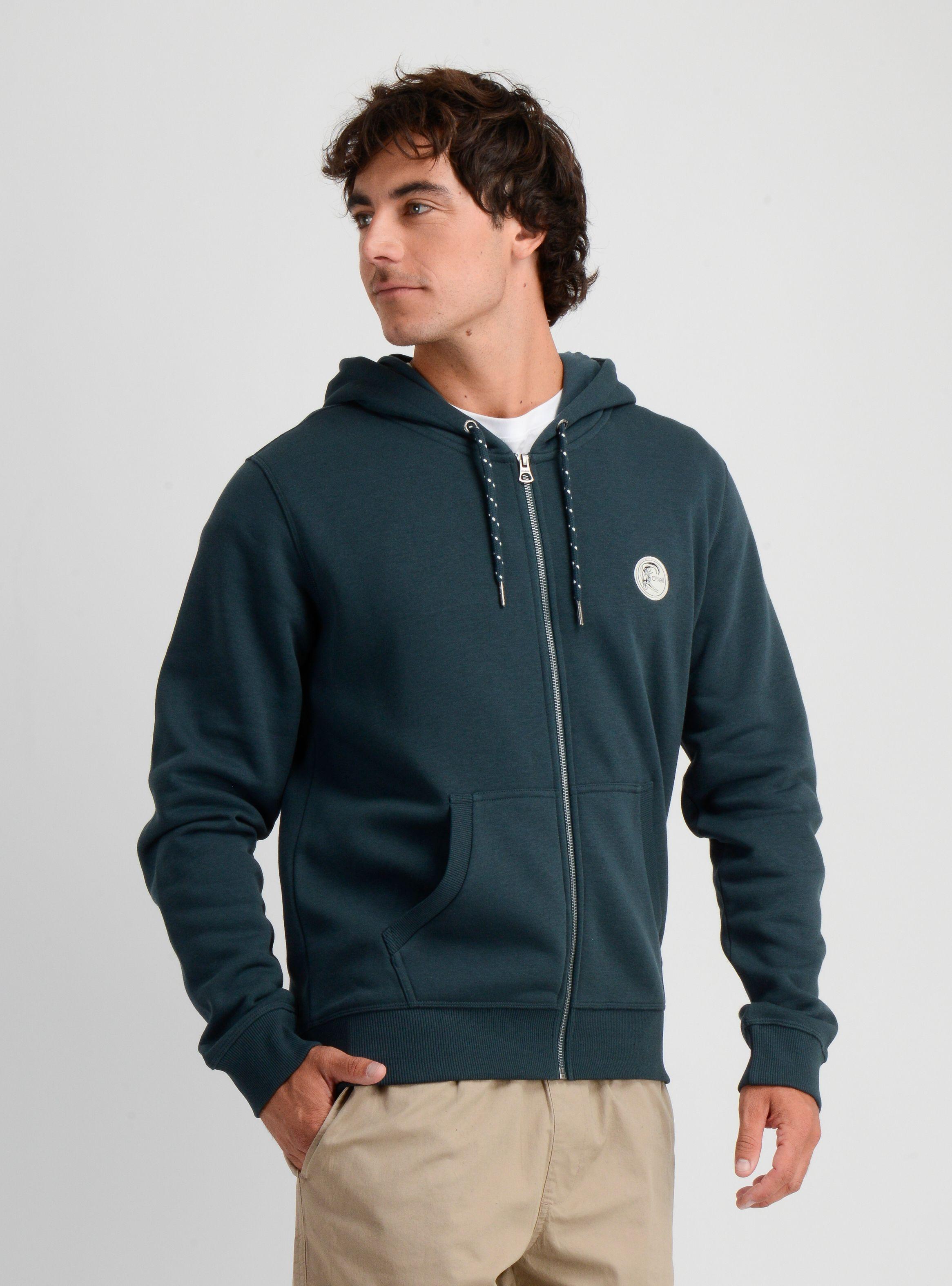 POLERON OG BADGE HOODIE  VERDE OSCURO-3
