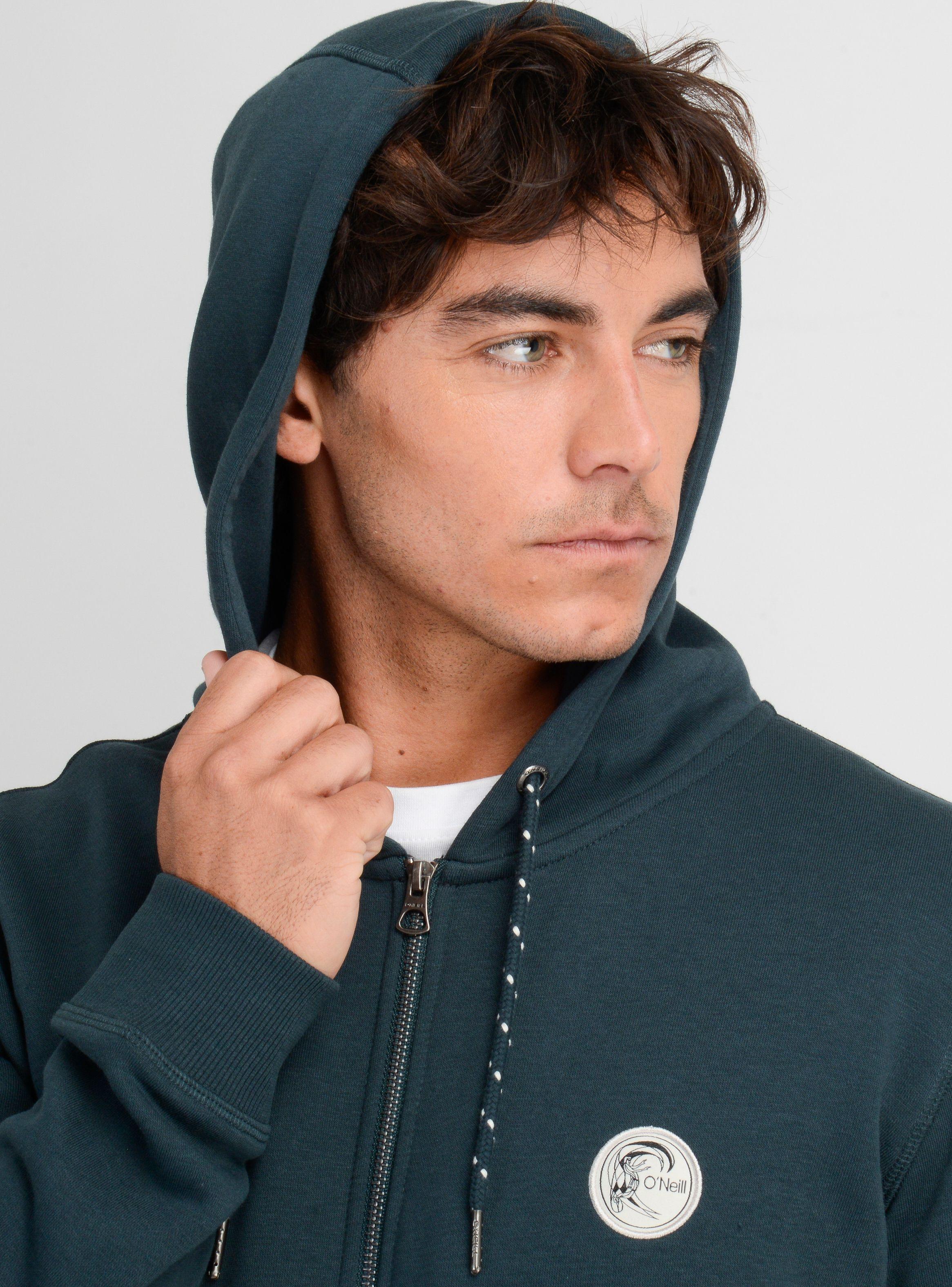 POLERON OG BADGE HOODIE  VERDE OSCURO-4