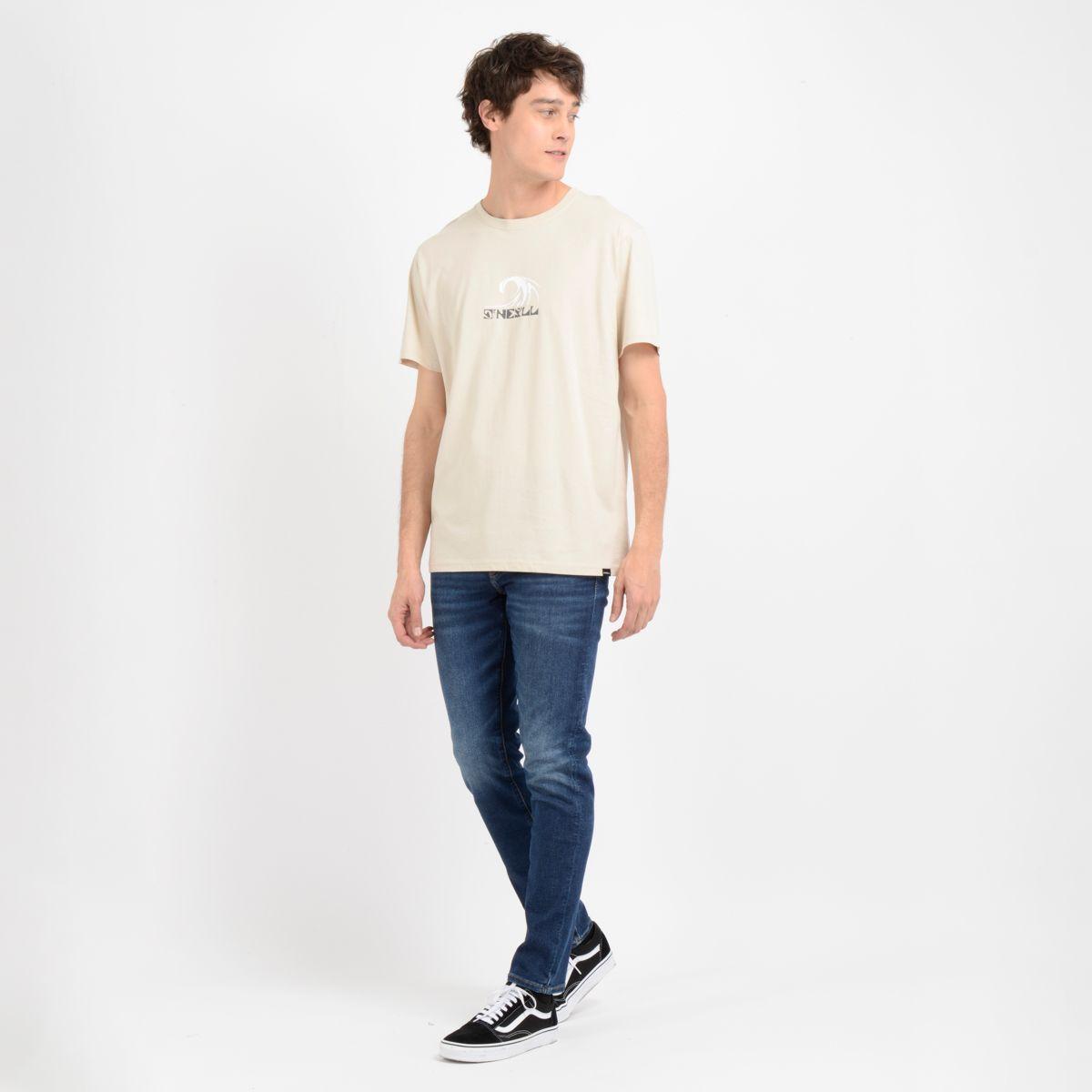 POLERA MANGA CORTA DIP SEA BEIGE-3