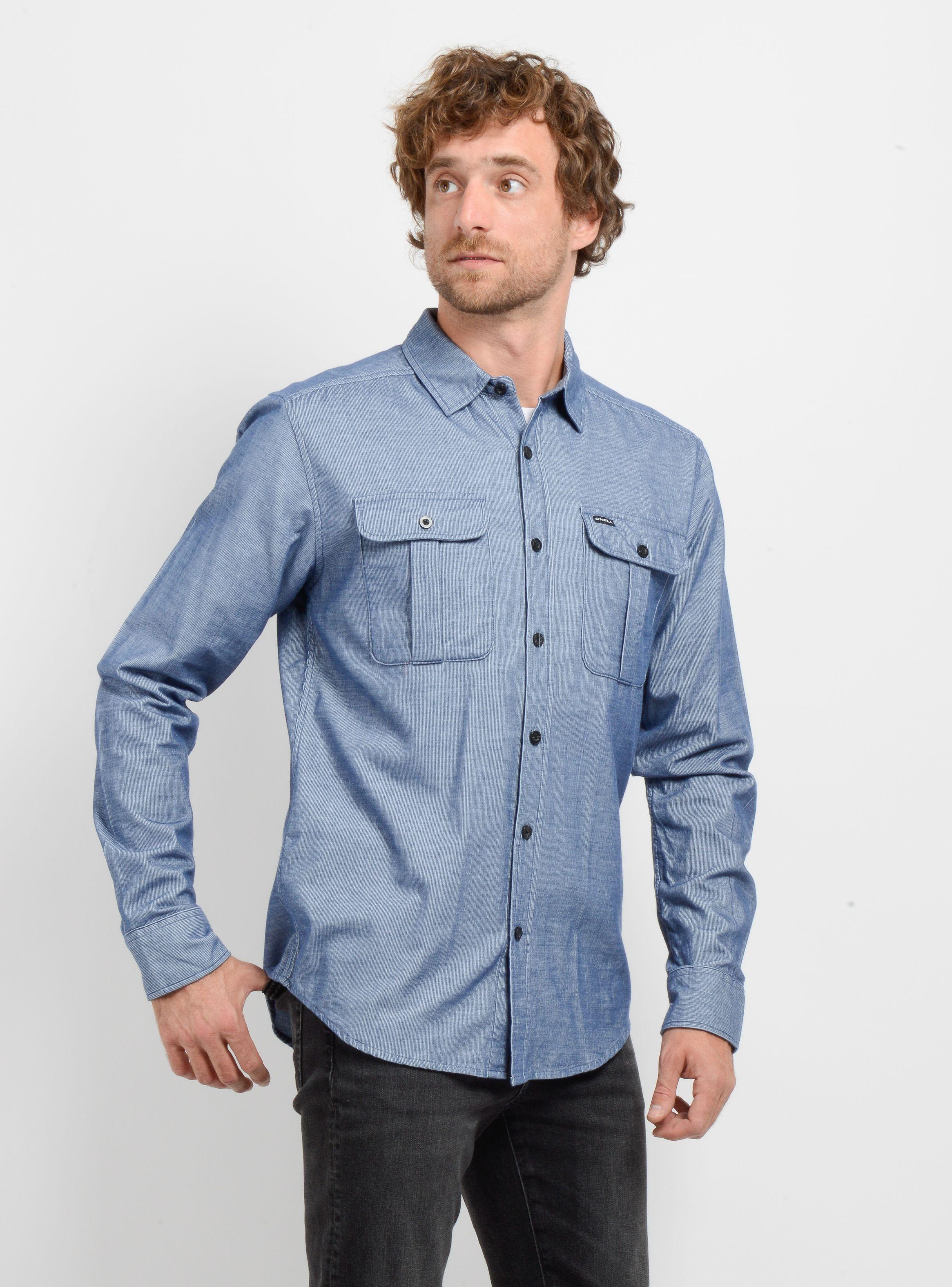 CAMISA MICRO COTELE LANDMARKED AZUL-3