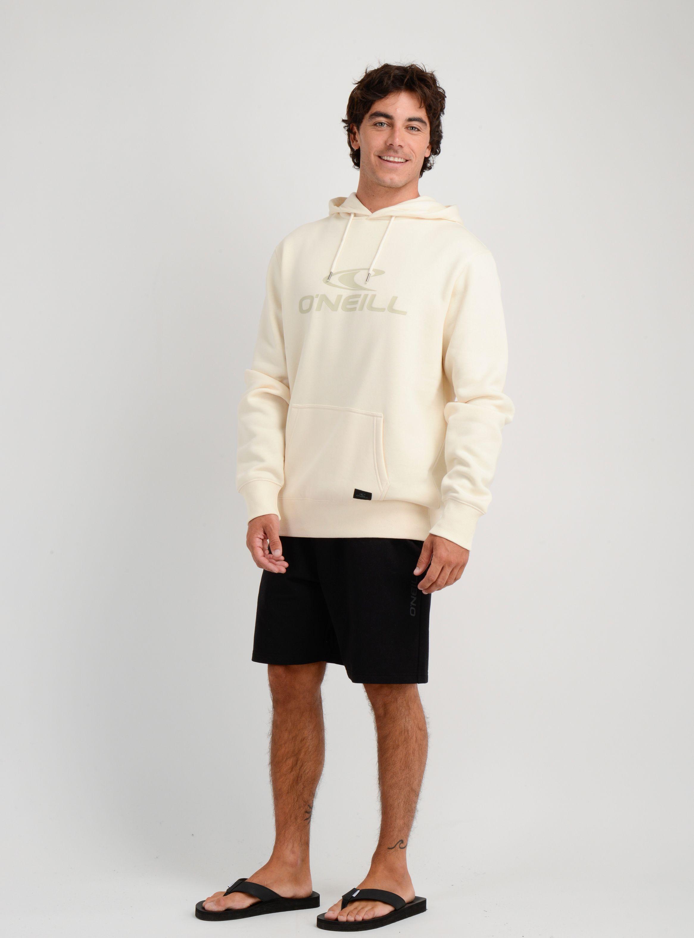 POLERON LOGO HOODIE II BEIGE CLARO-2