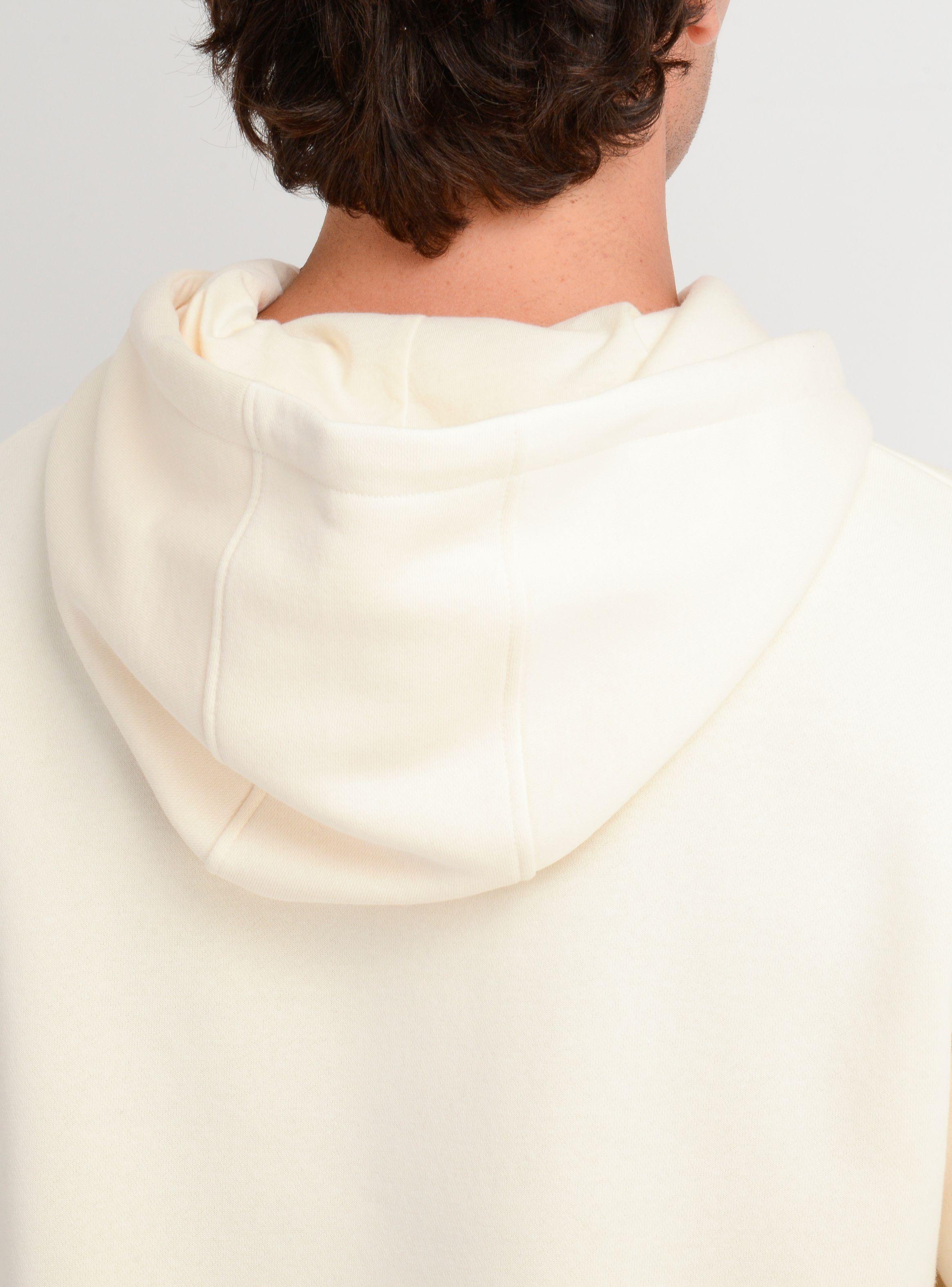 POLERON LOGO HOODIE II BEIGE CLARO-5