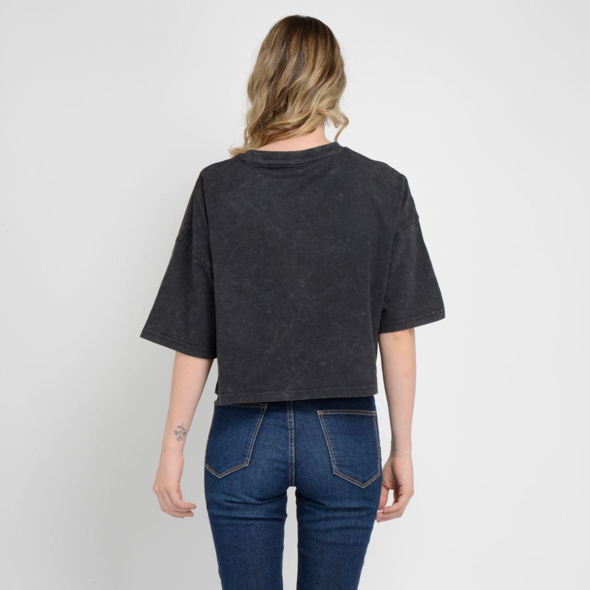 POLERA MANGA CORTA DRILL NEGRO-2