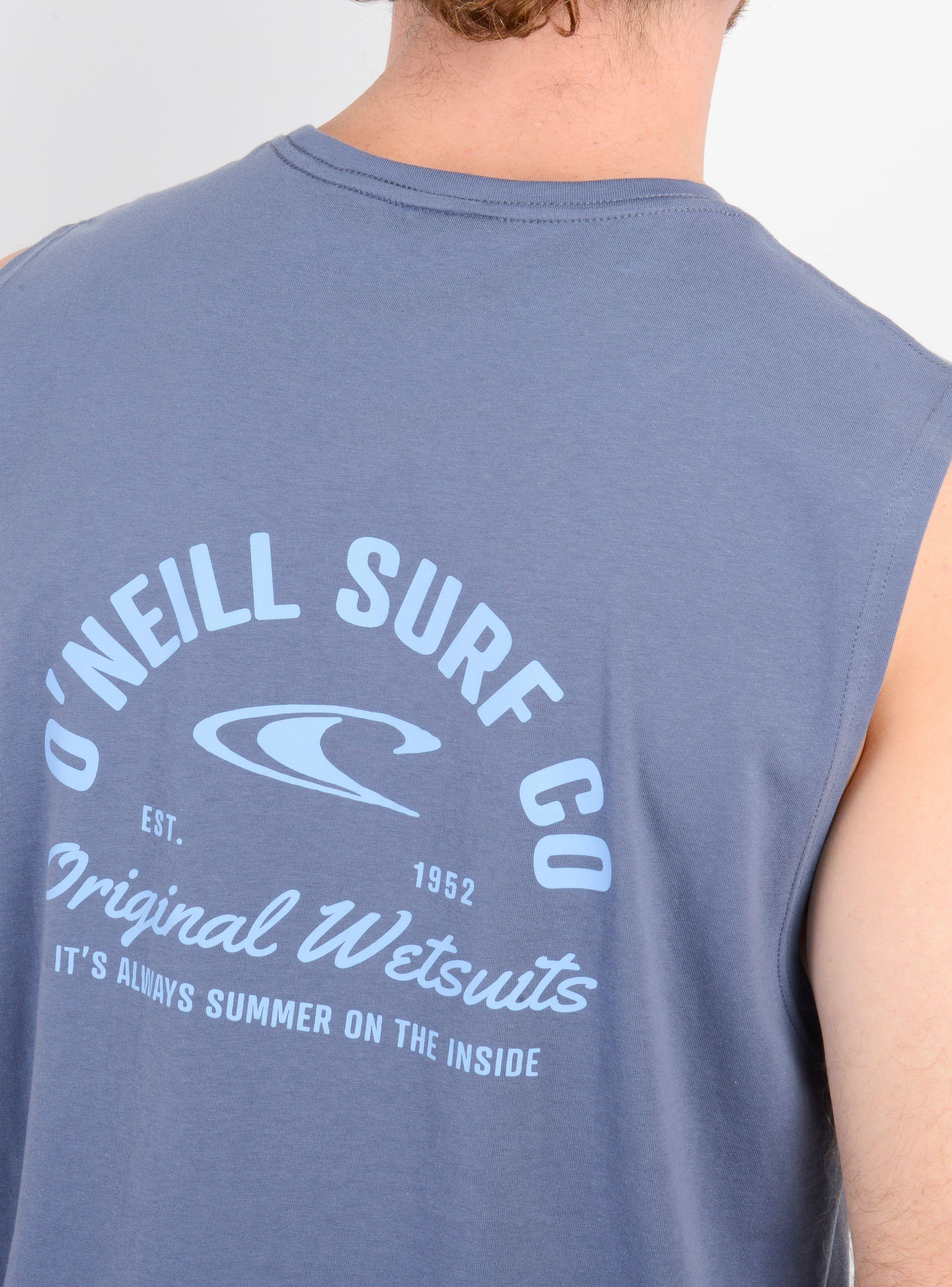 POLERA SIN MANGAS SURF CO TANK AZUL-5