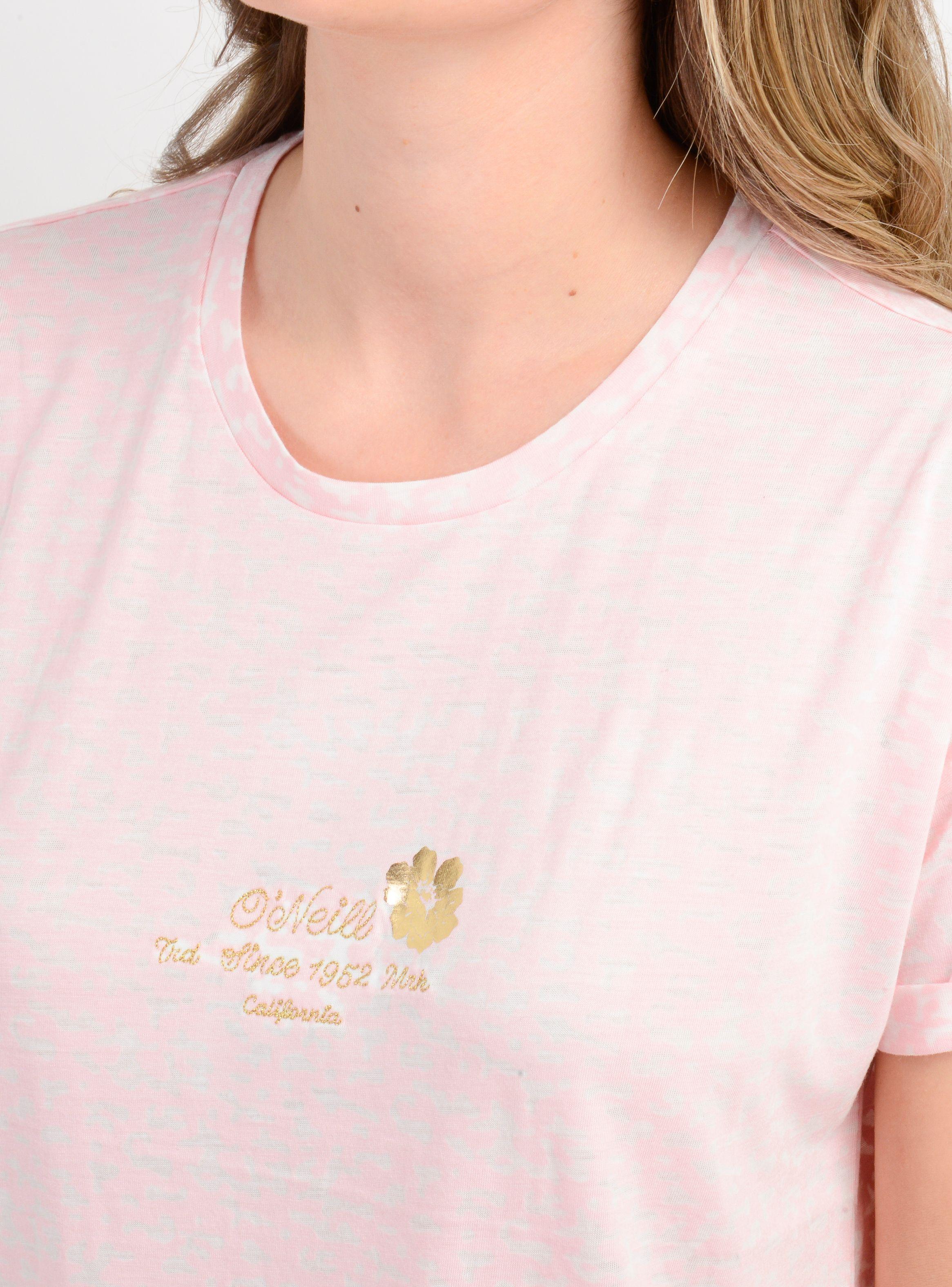 POLERA MANGA CORTA DITSY ROSADO-4