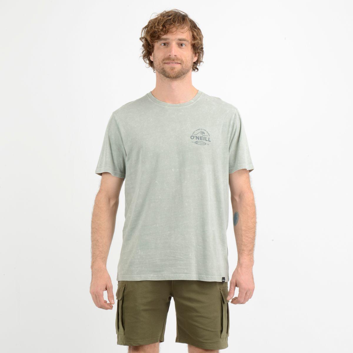 POLERA MANGA CORTA RIP VERDE-0