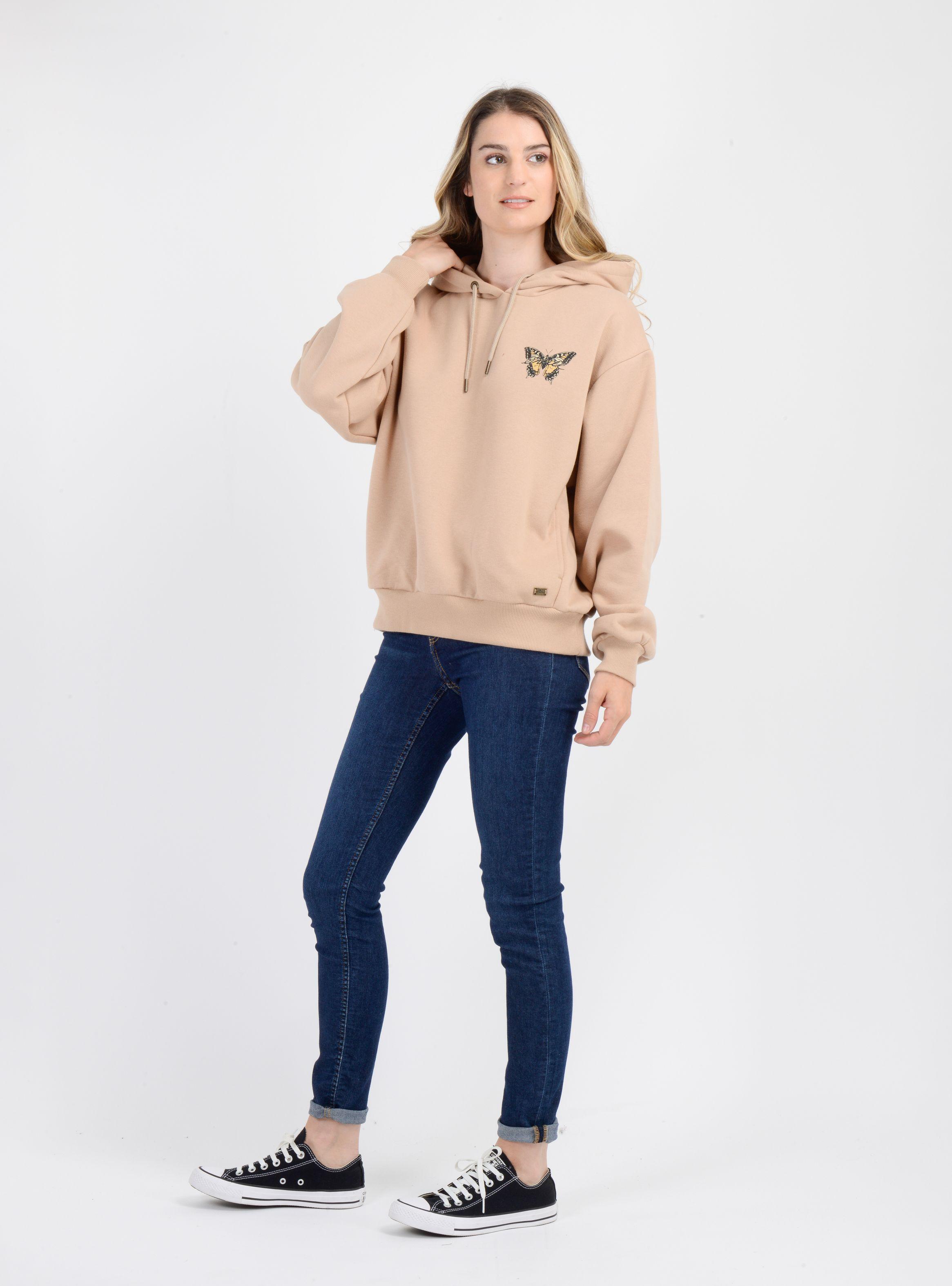 POLERON BYRON HOODY  BEIGE-2