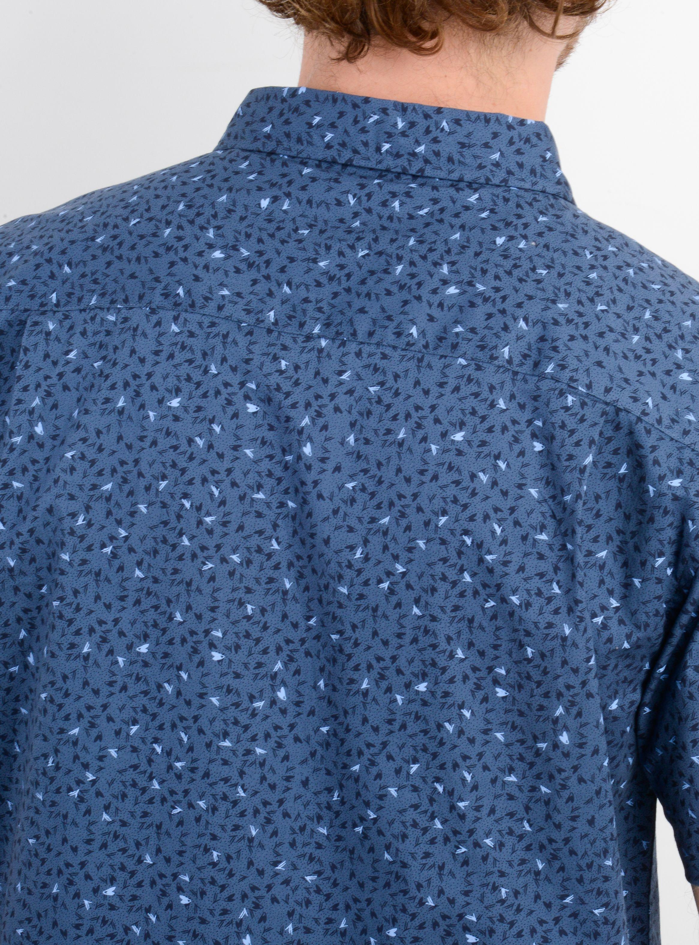 CAMISA MANGA CORTA QUIVER AZUL-5