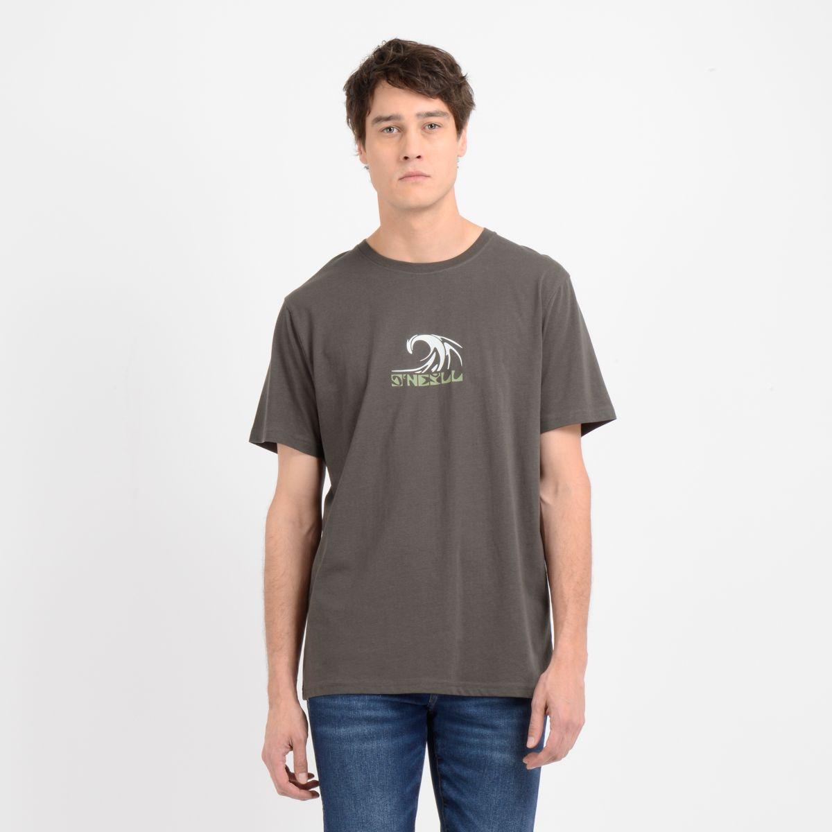 POLERA MANGA CORTA DIP SEA GRIS OSCURO-0