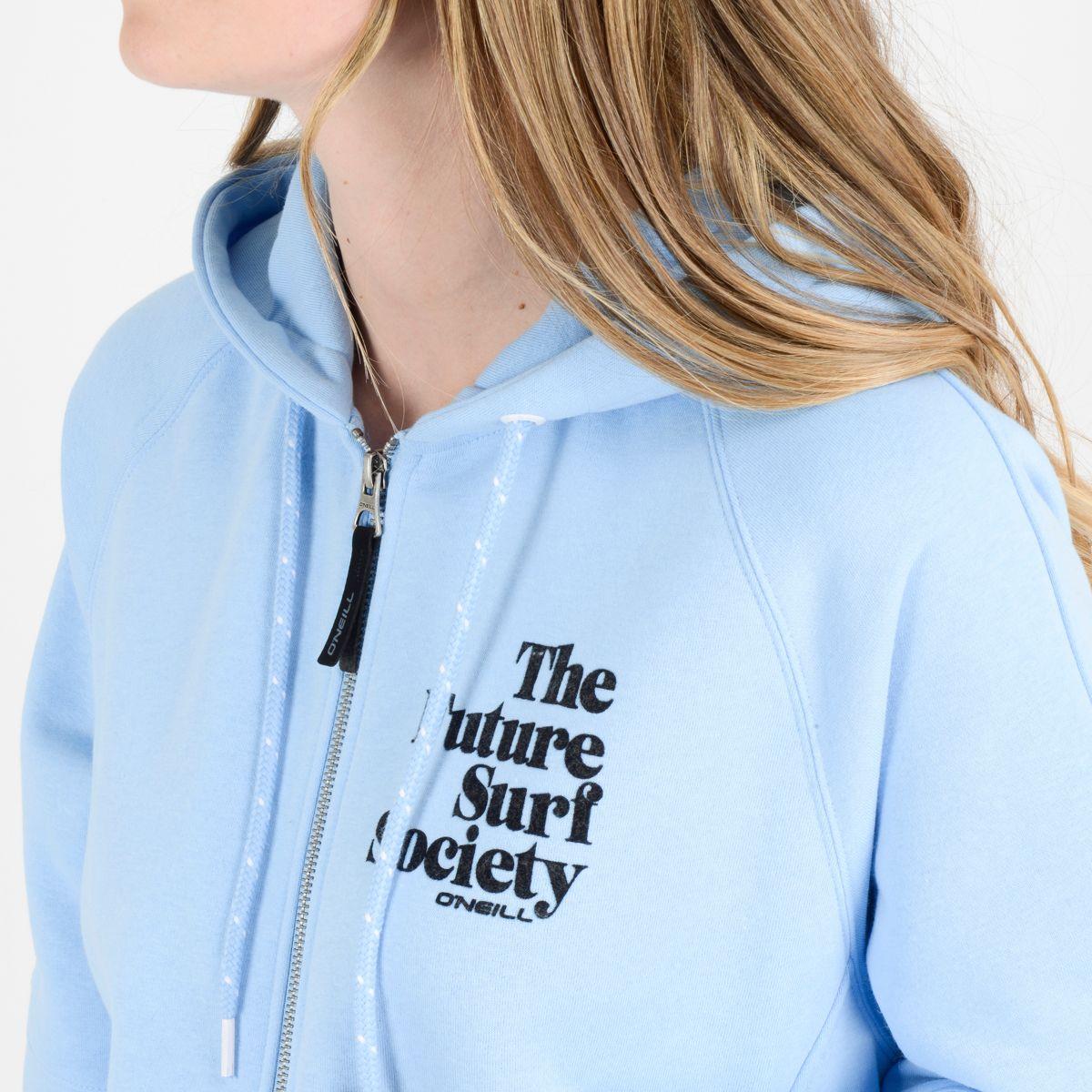 POLERON FUTURE SURF ZIP  AZUL CLARO / PASTEL-5