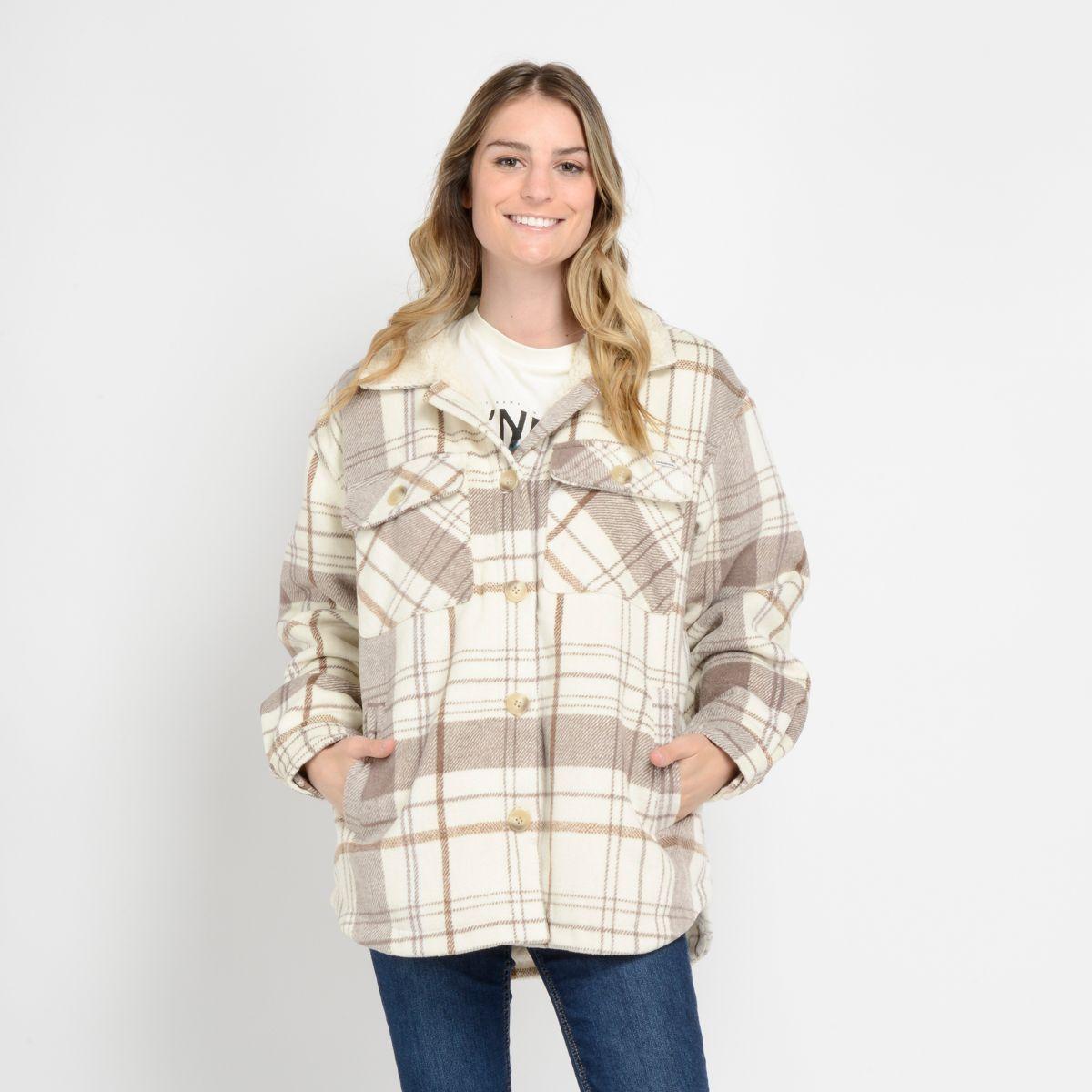 CHAQUETA -  I23MU026001 CAFÉ CLARO / PASTEL-0