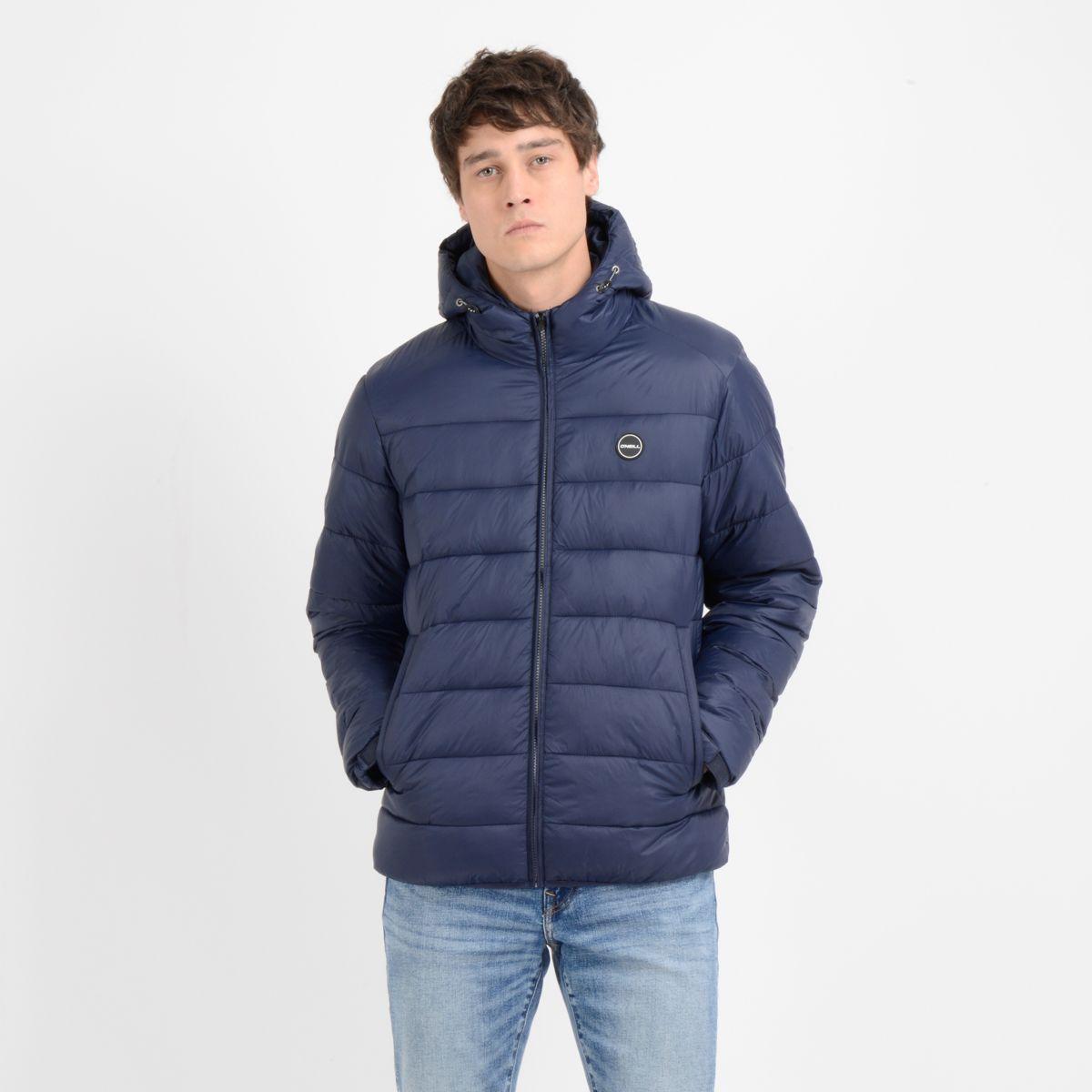 PARKA GLASSY PUFF AZUL OSCURO-0