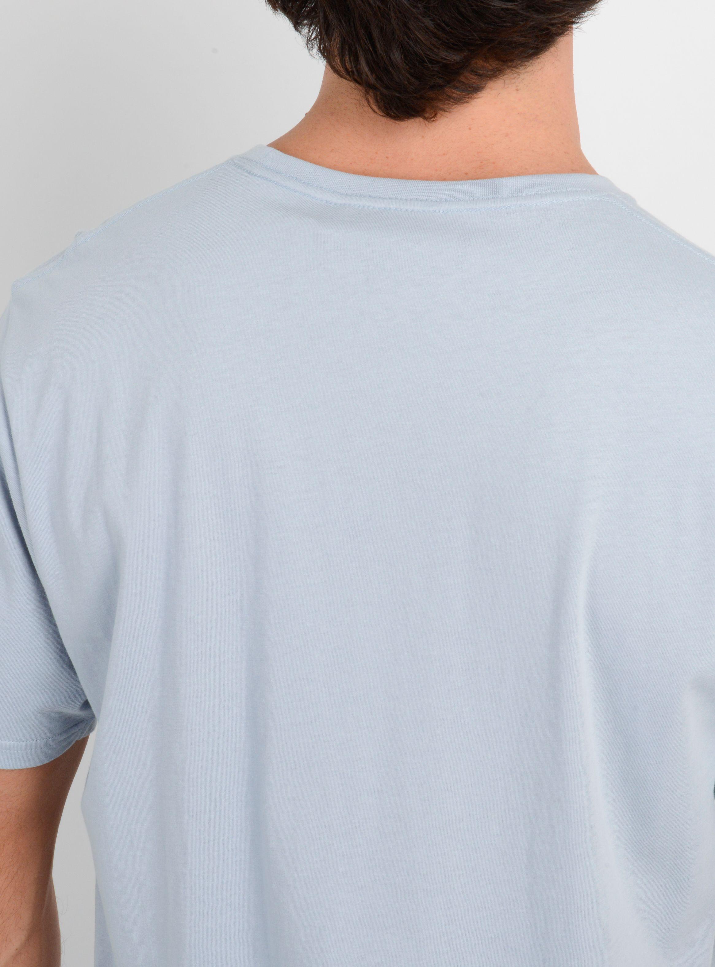 POLERA MANGA CORTA LINER  AZUL CLARO-5