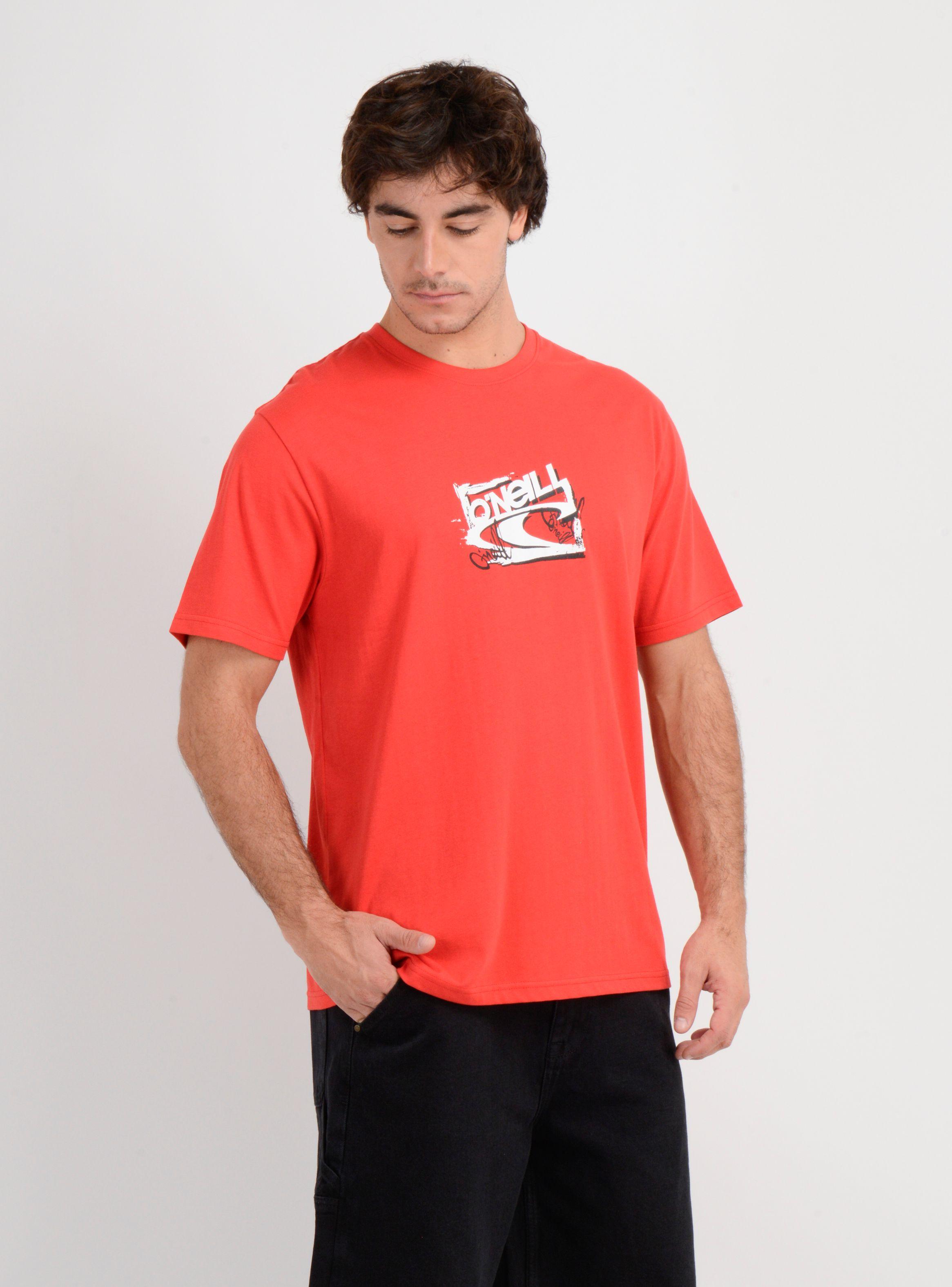 POLERA MANGA CORTA ESSENTIAL 90'S  ROJO-3