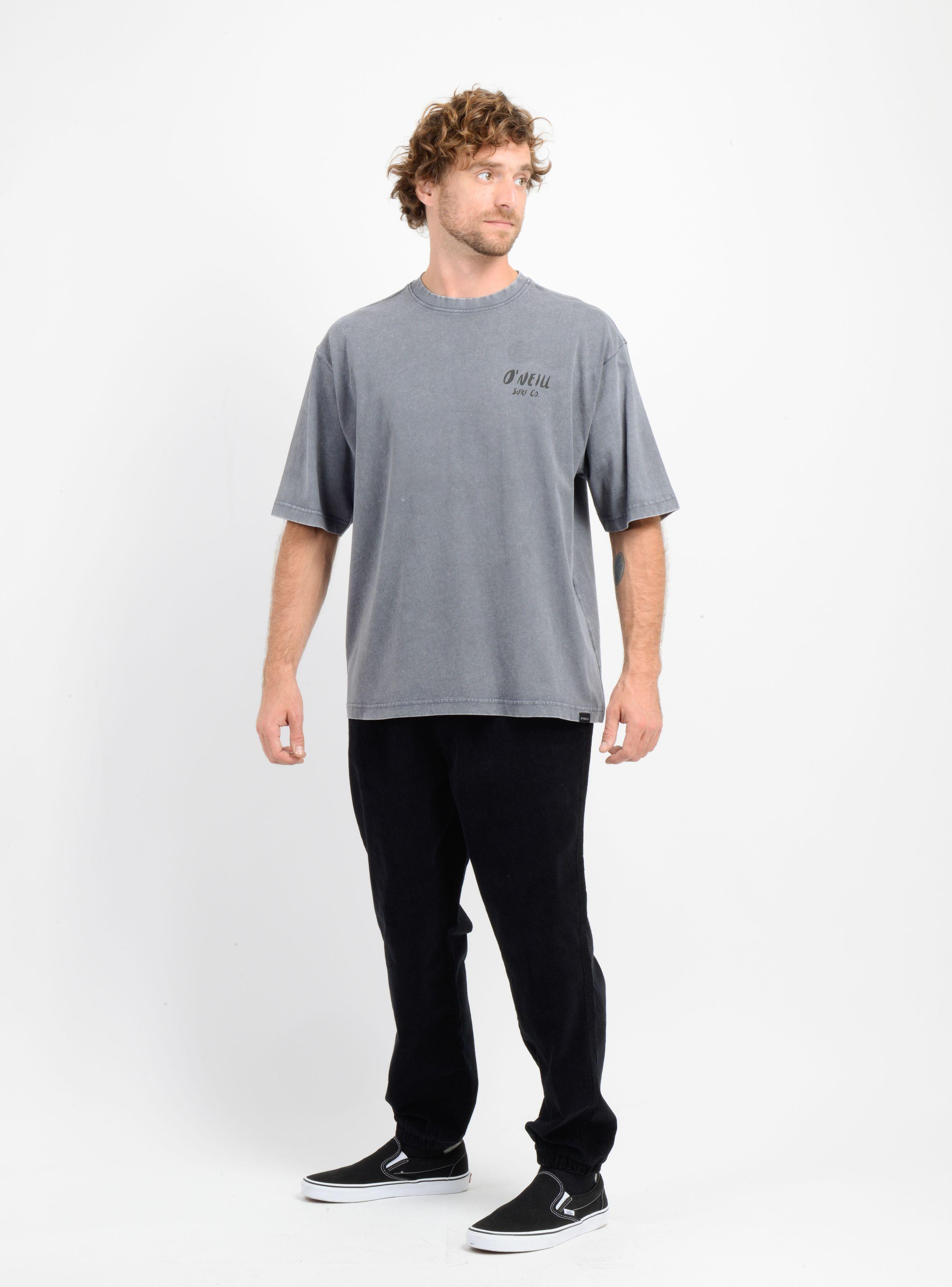 POLERA MANGA CORTA VISTA  GRIS OSCURO-2