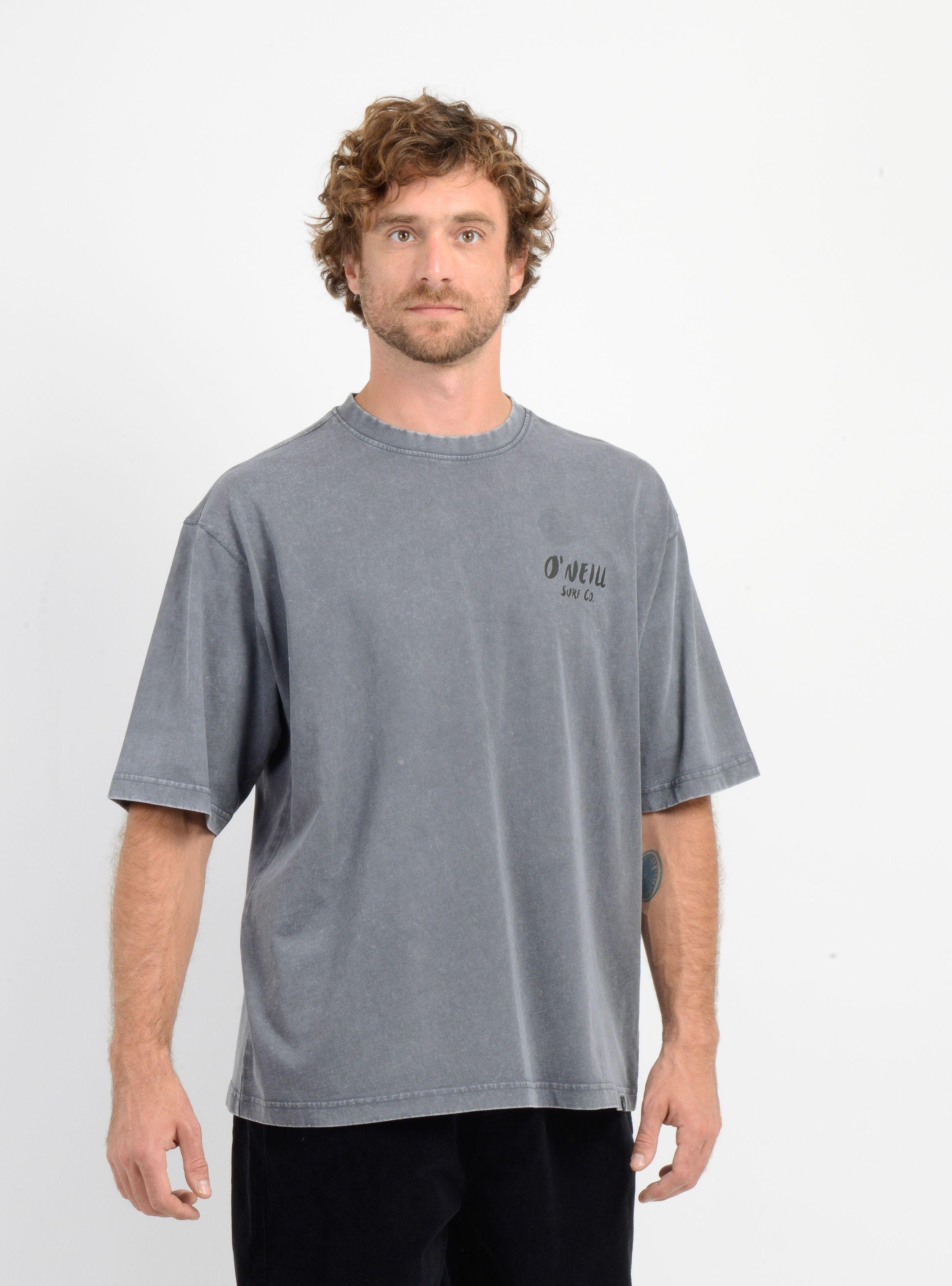 POLERA MANGA CORTA VISTA  GRIS OSCURO-3
