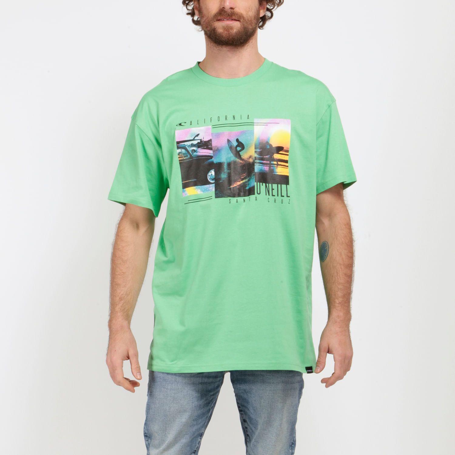 POLERA MC OVERSIZE -  V23HO065004 VERDE-1