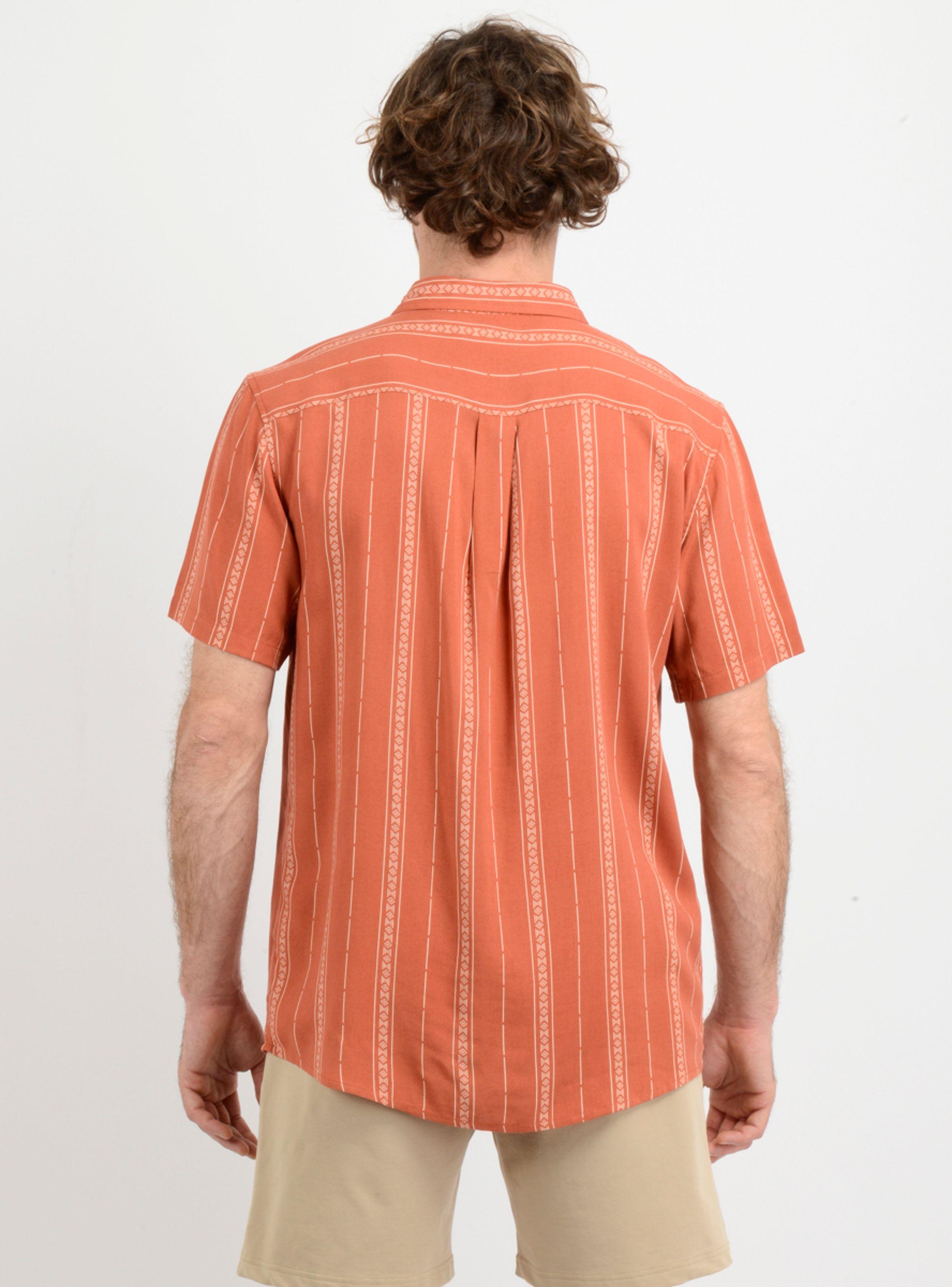 CAMISA MANGA CORTA OASIS  NARANJO-2
