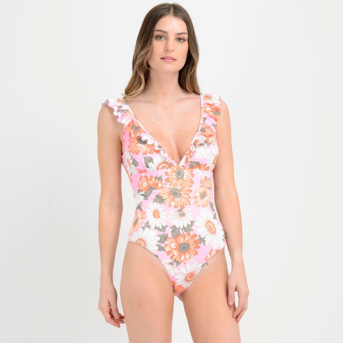 TRAJE DE BAÑO ENTERO LIMIT  ROSADO-1