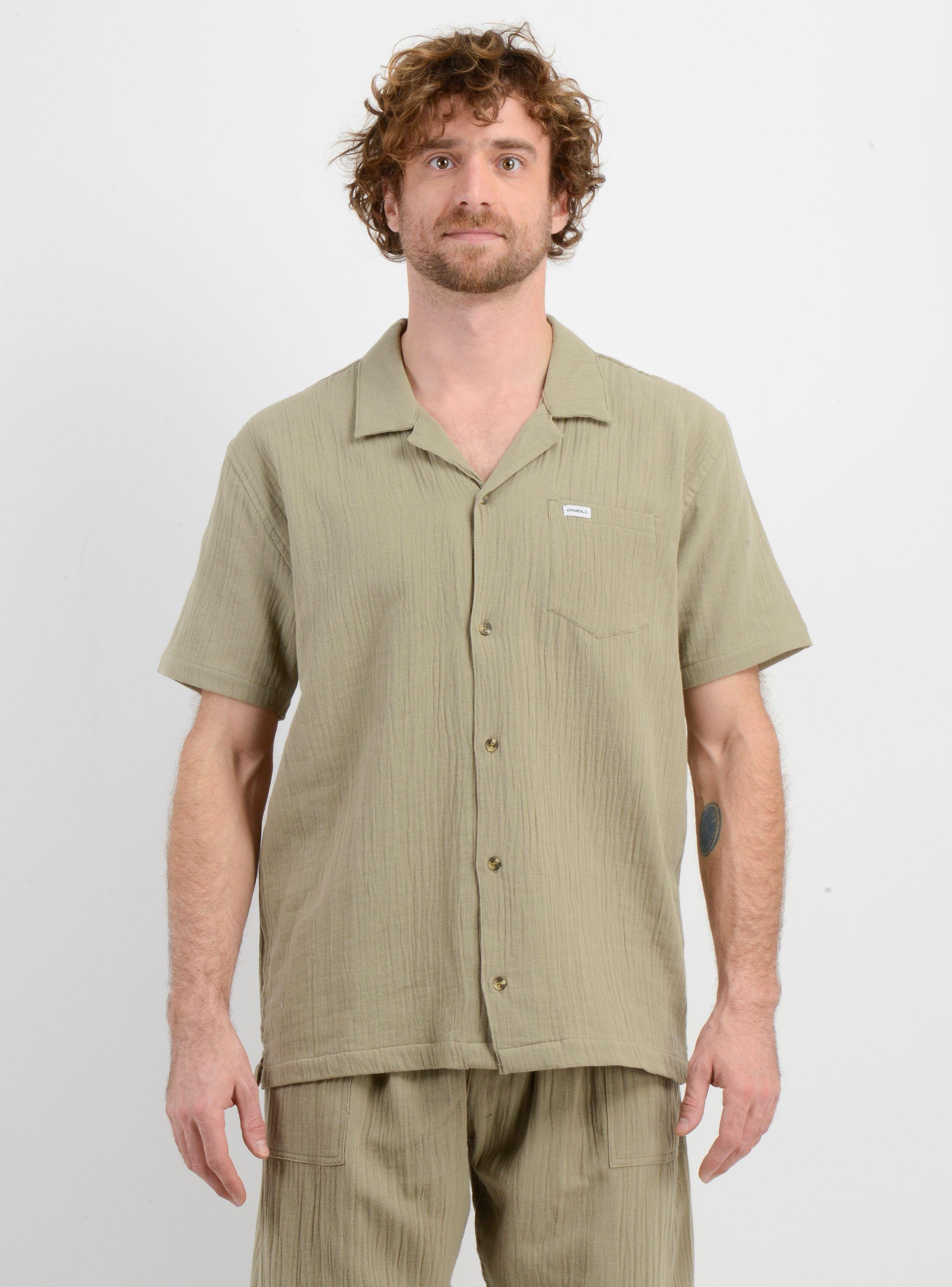 CAMISA MANGA CORTA SUNSET VERDE-0