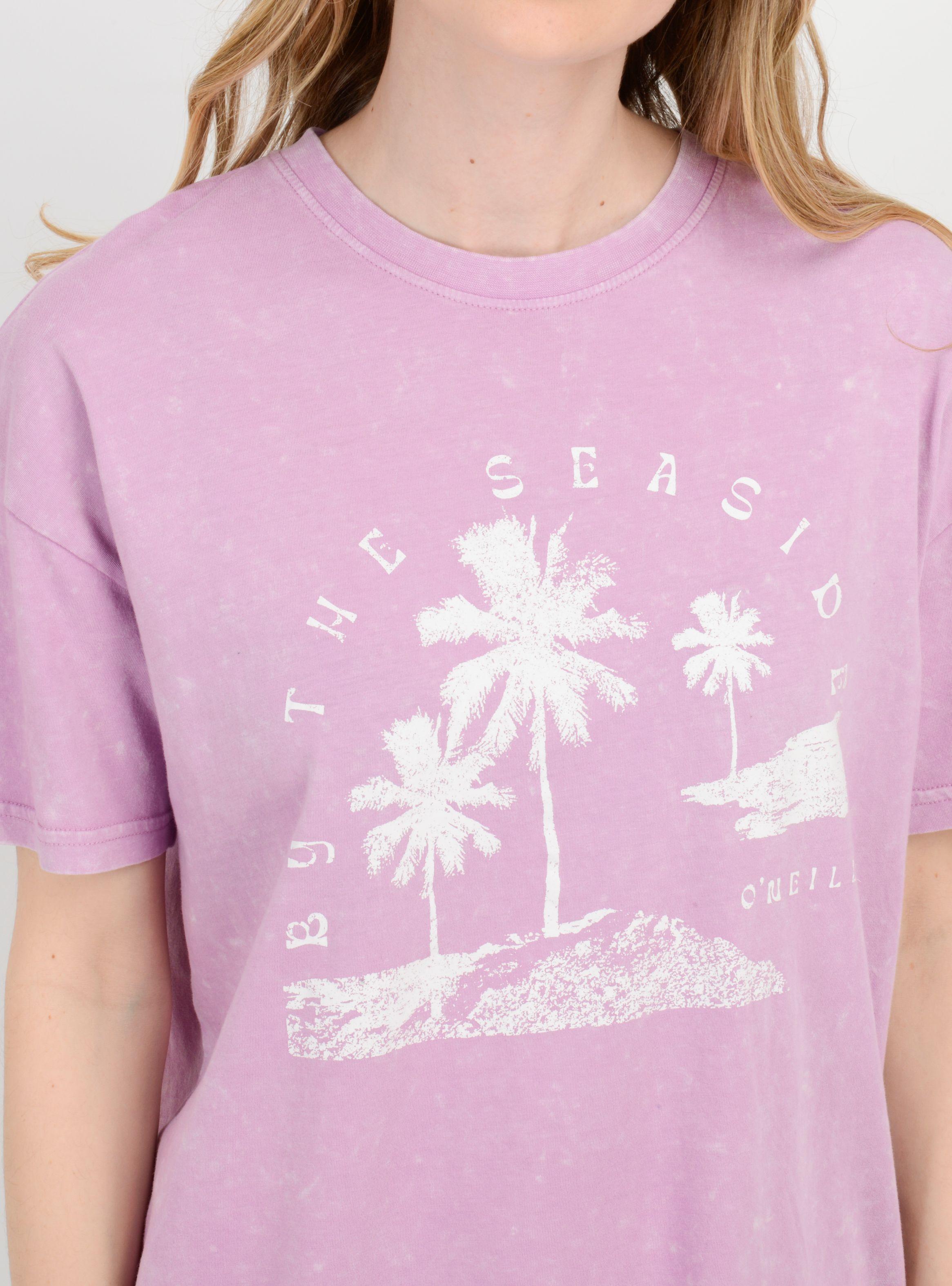 POLERA MANGA CORTA BY THE SEASIDE  ROSADO-5