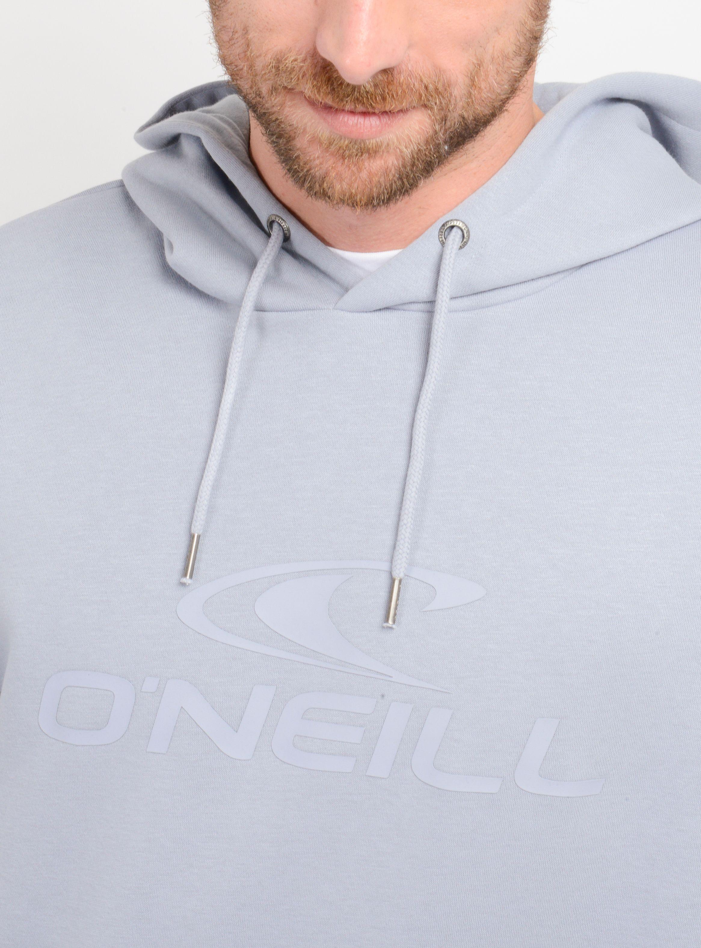 POLERON LOGO HOODIE AZUL CLARO-4