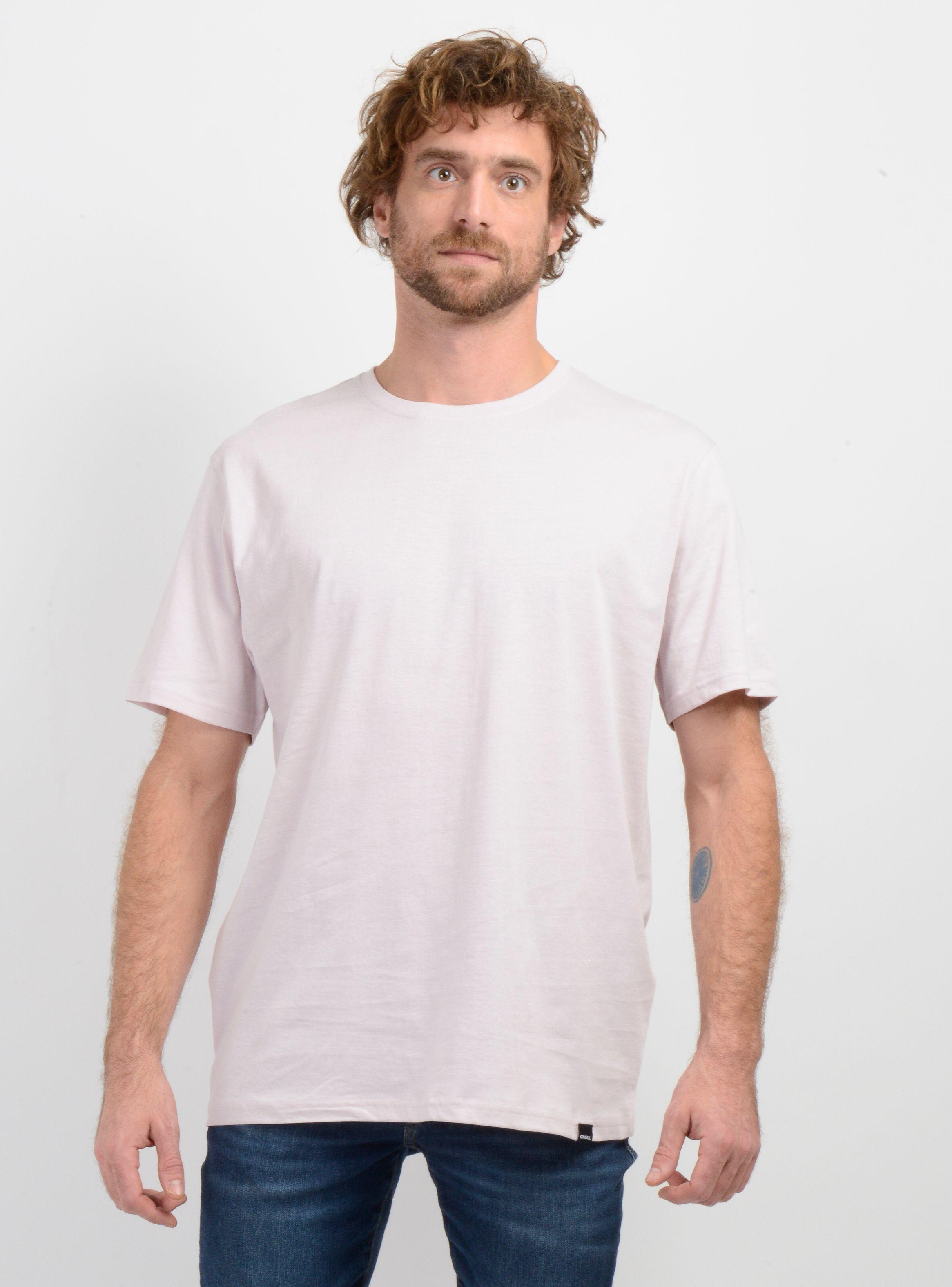 POLERA MANGA CORTA EAST CLIFF BASIC ROSADO CLARO-0