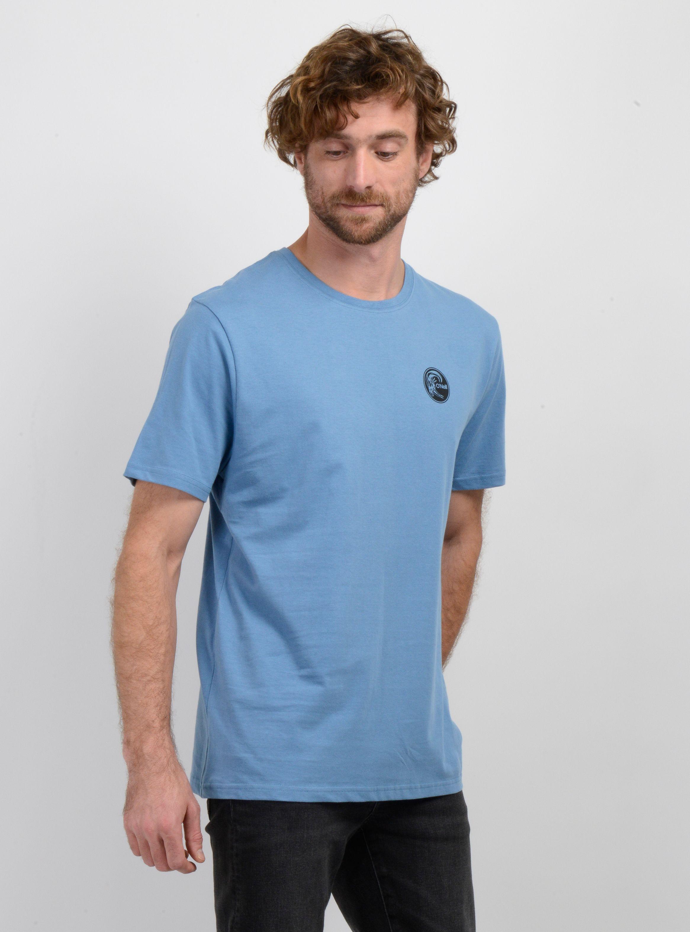 POLERA MANGA CORTA ORIGINALS 70'S AZUL-3