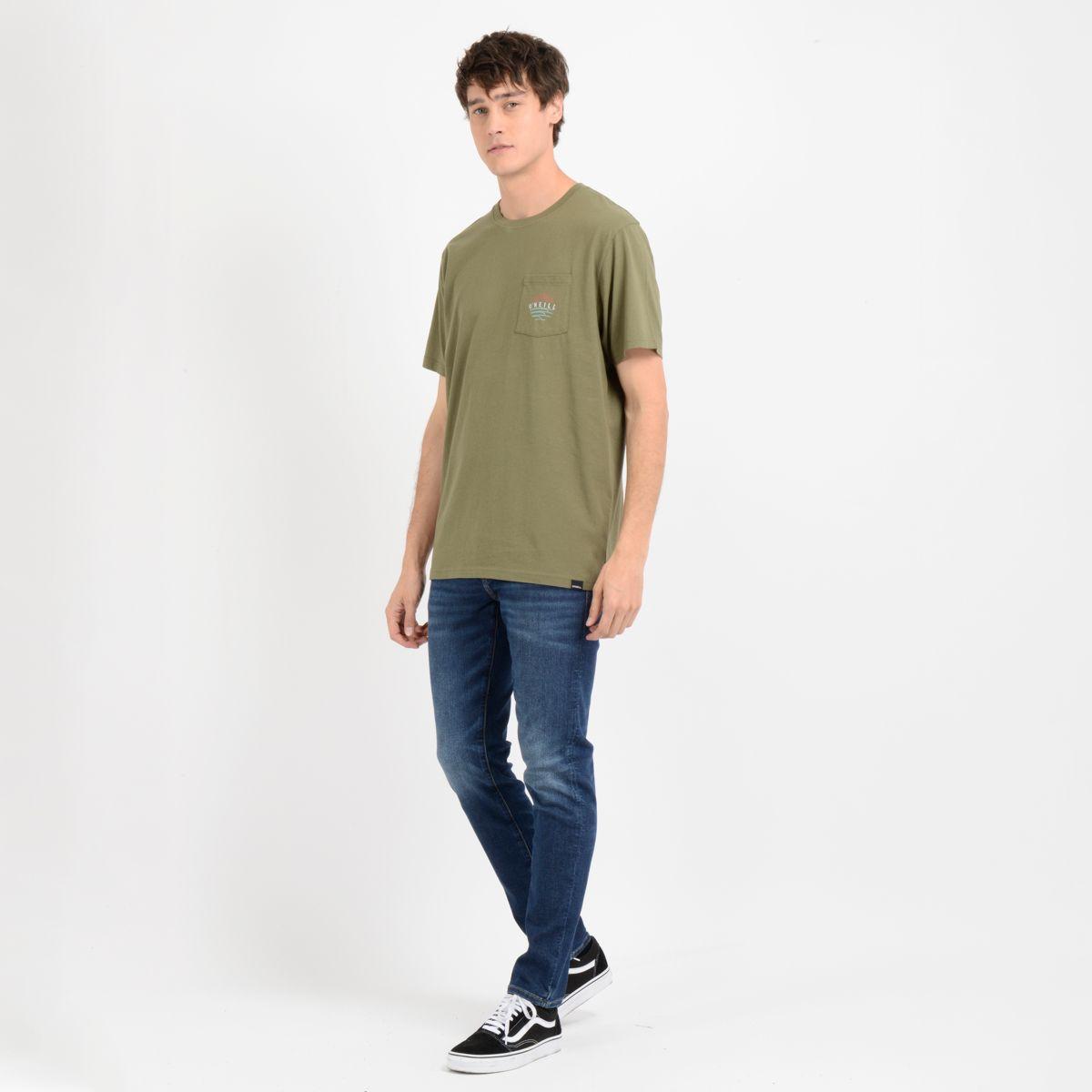 POLERA MANGA CORTA SOUND &FURY VERDE OSCURO-3