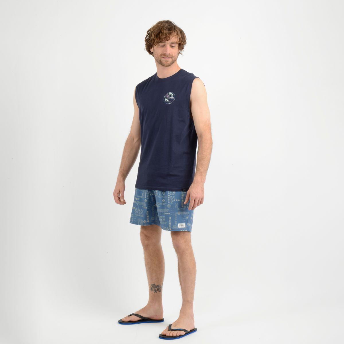 POLERA SIN MANGAS CORE TANK  AZUL-1