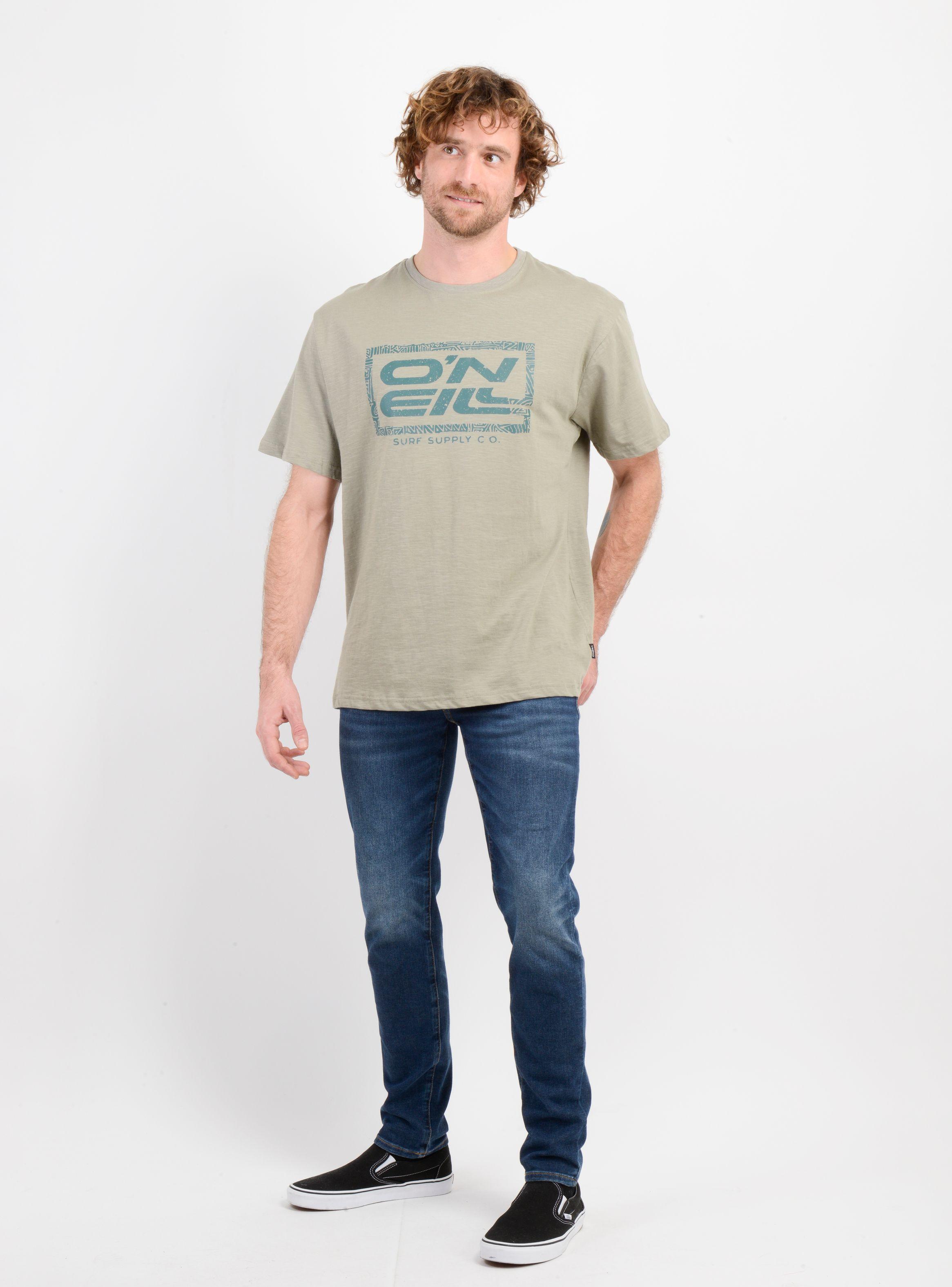 POLERA MANGA CORTA RETRO SQUARE VERDE OSCURO-2