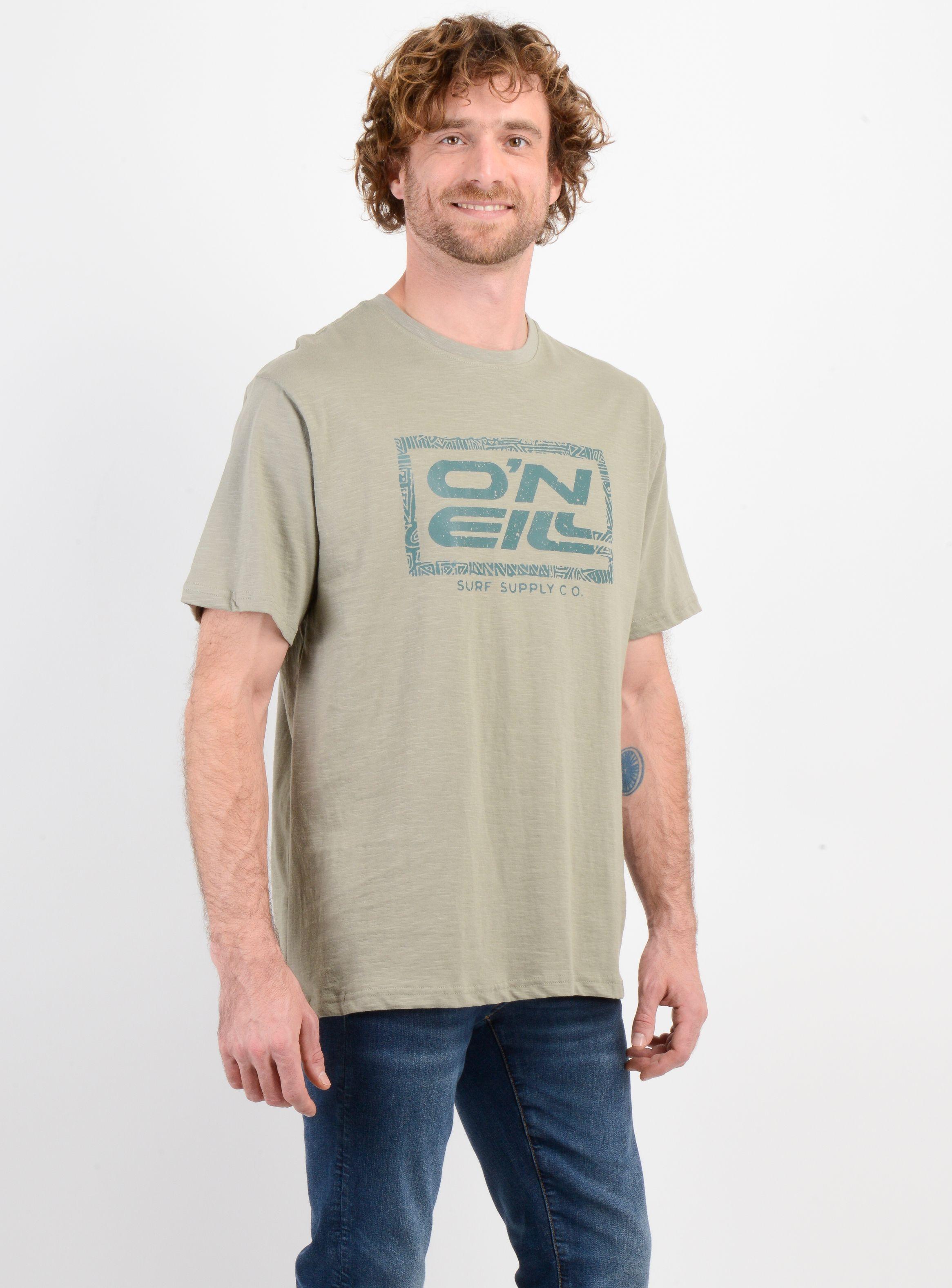 POLERA MANGA CORTA RETRO SQUARE VERDE OSCURO-3