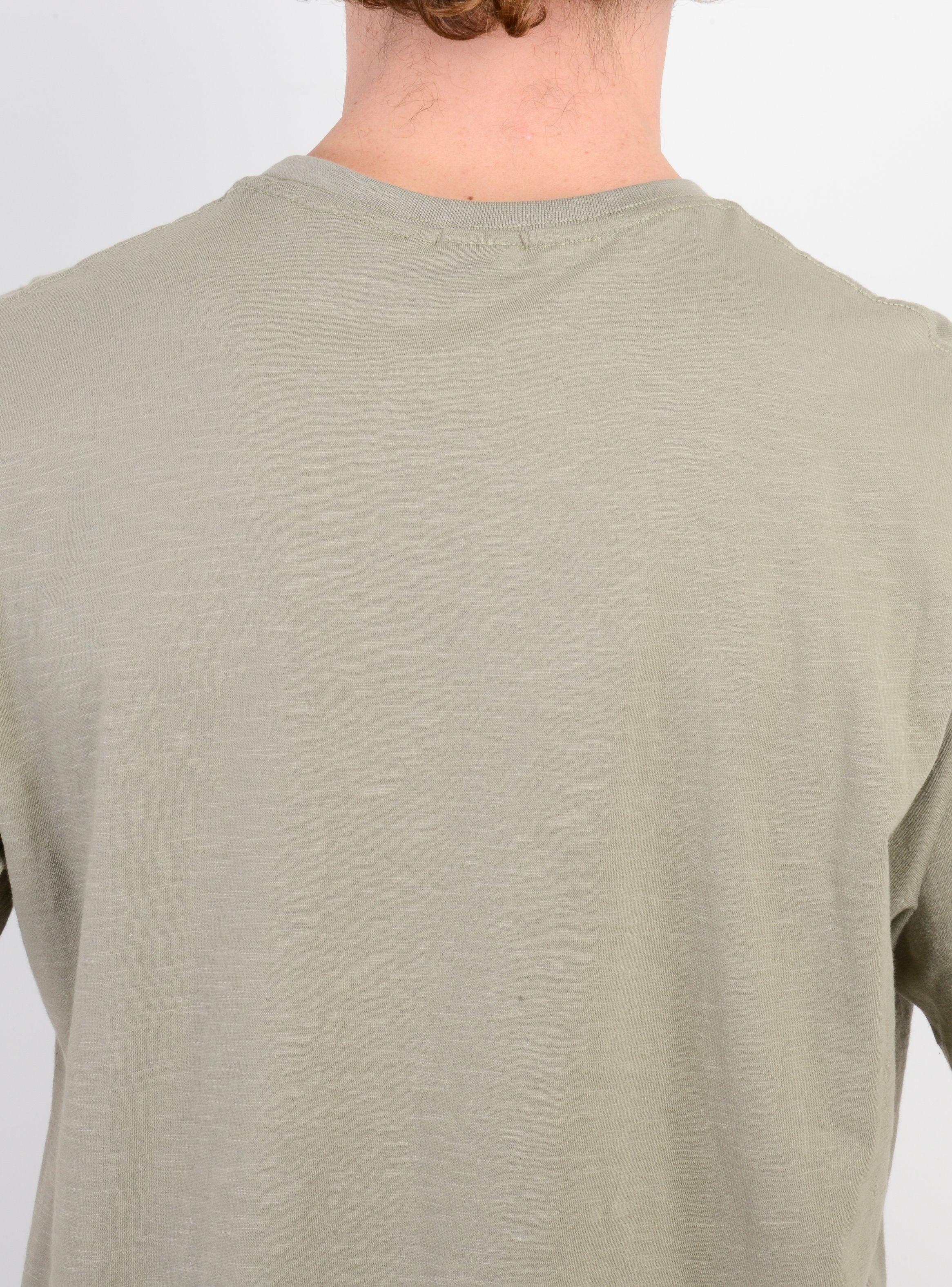 POLERA MANGA CORTA RETRO SQUARE VERDE OSCURO-5