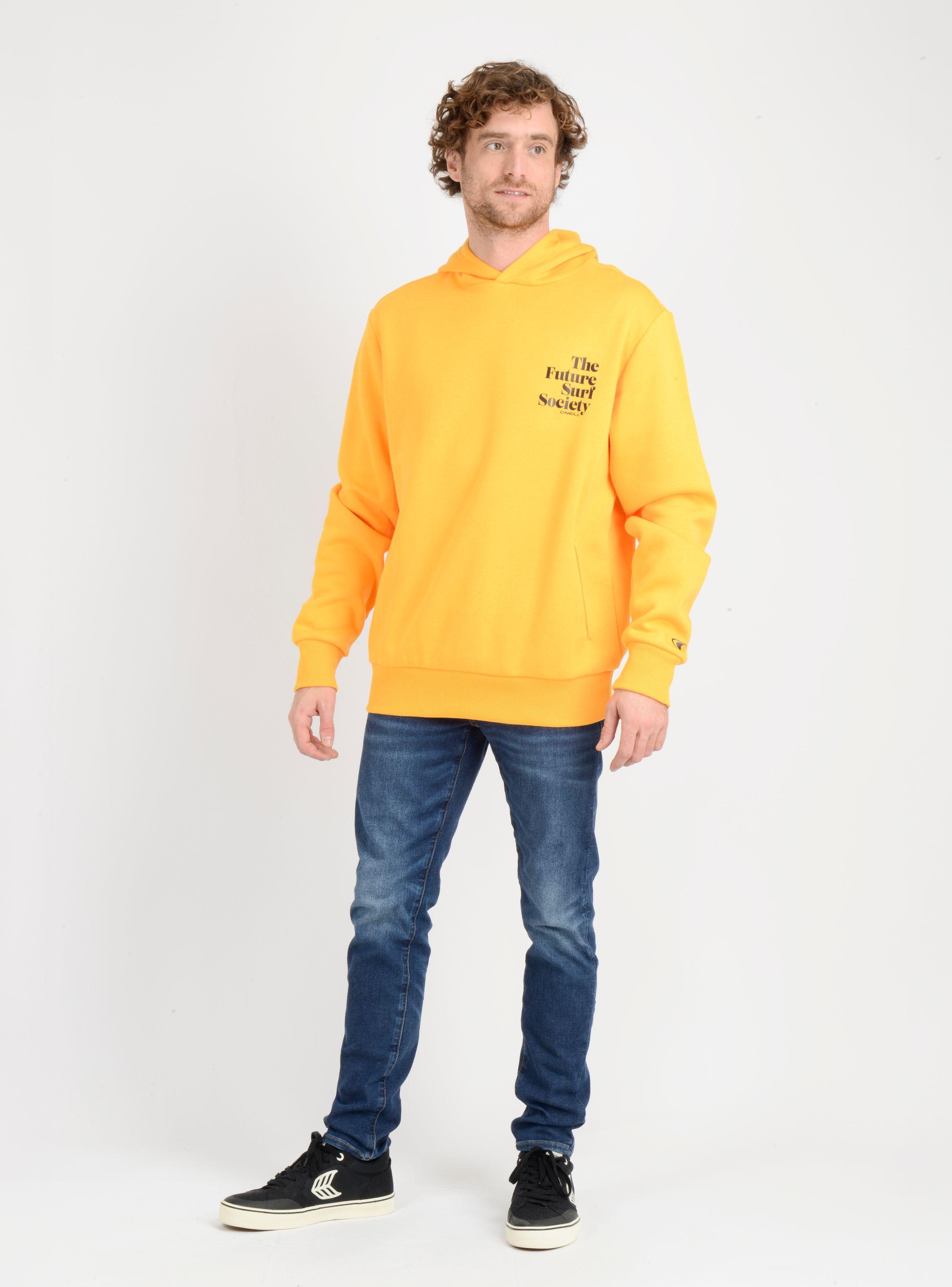 POLERON HOODIE FUTURE SURF HOODIE  AMARILLO-1