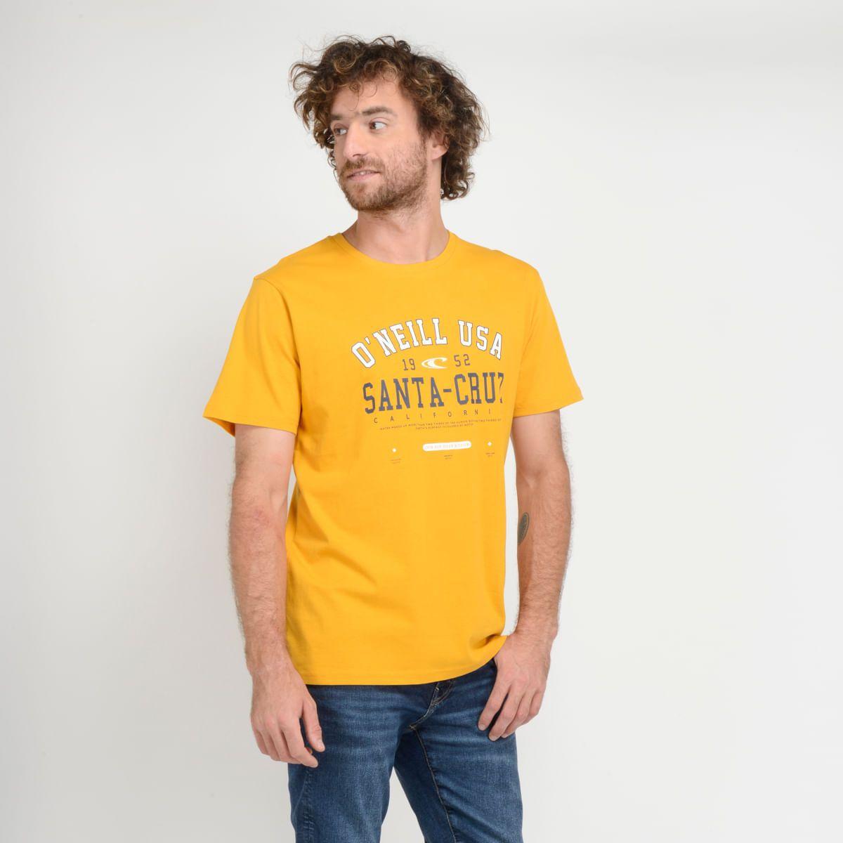 POLERA MANGA CORTA - I23HO065003 AMARILLO OSCURO-1