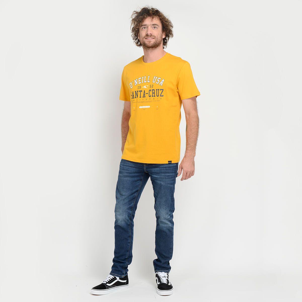 POLERA MANGA CORTA - I23HO065003 AMARILLO OSCURO-3