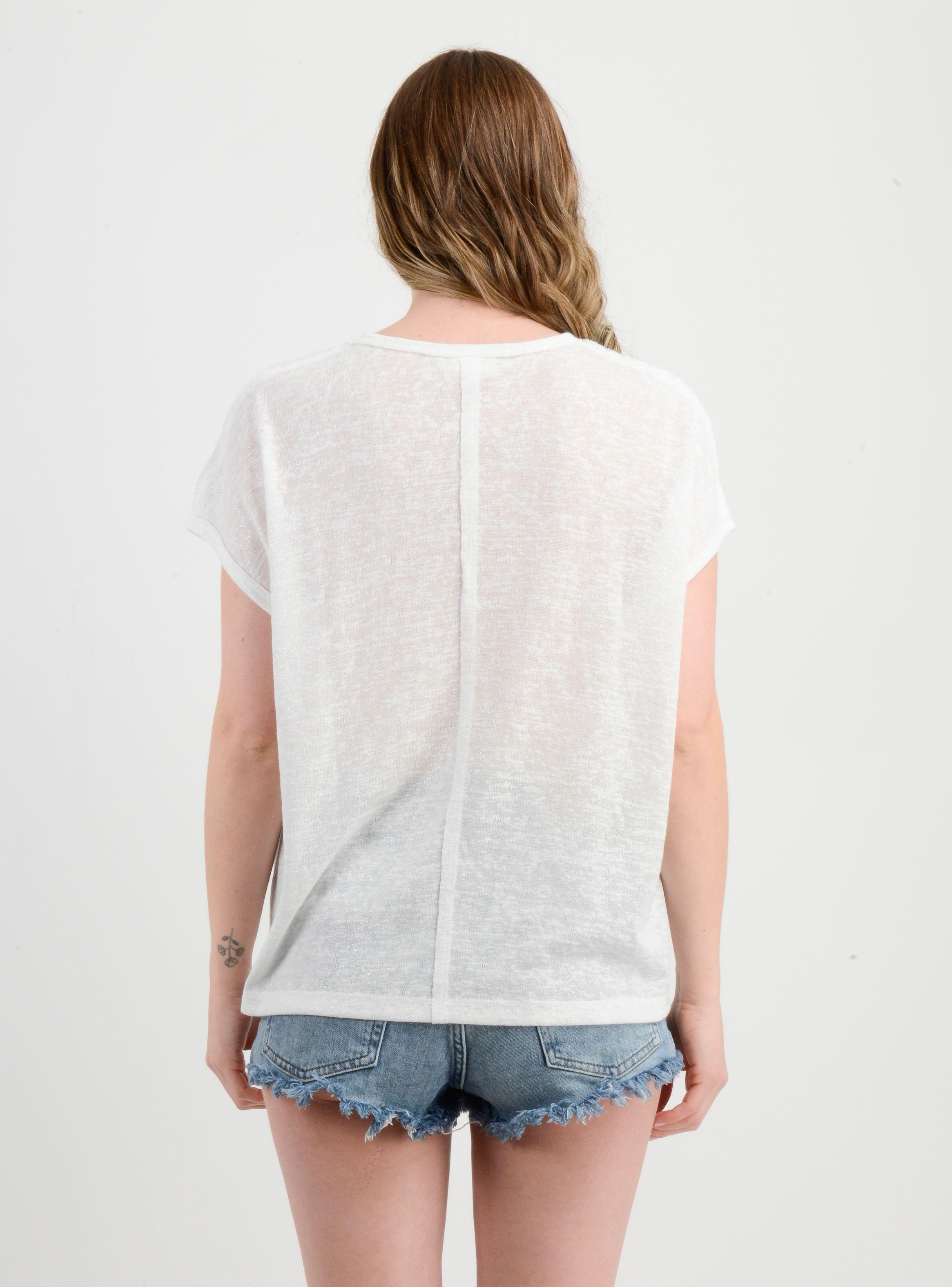 POLERA MANGA CORTA JOSIE BEIGE CLARO-1