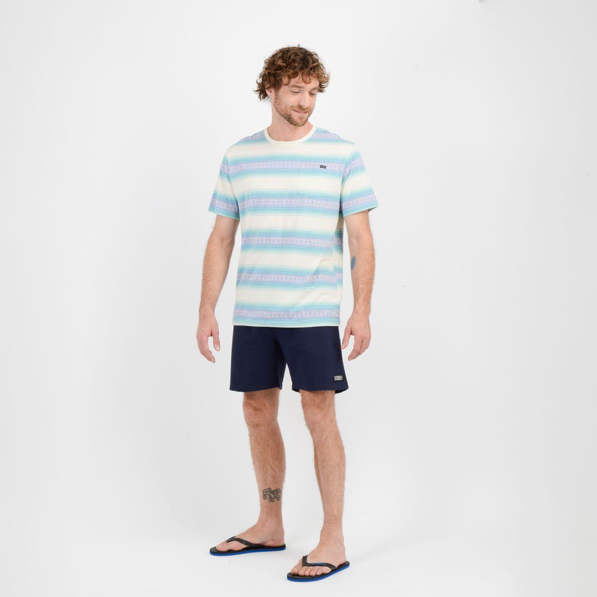 POLERA MANGA CORTA ETNIC  BEIGE-1