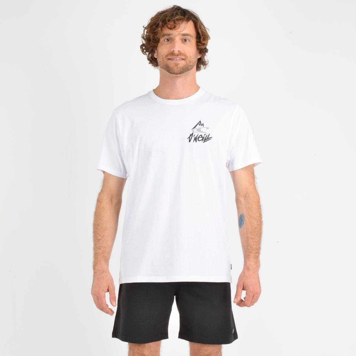 POLERA MANGA CORTA HYBRID LOGO  BLANCO-0