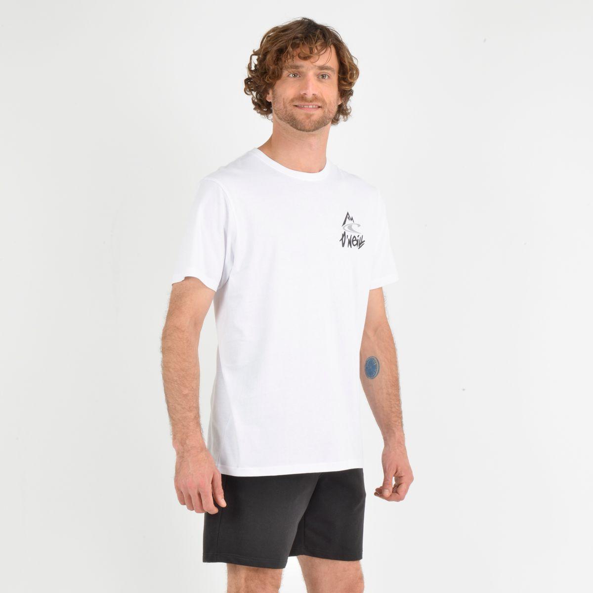 POLERA MANGA CORTA HYBRID LOGO  BLANCO-2