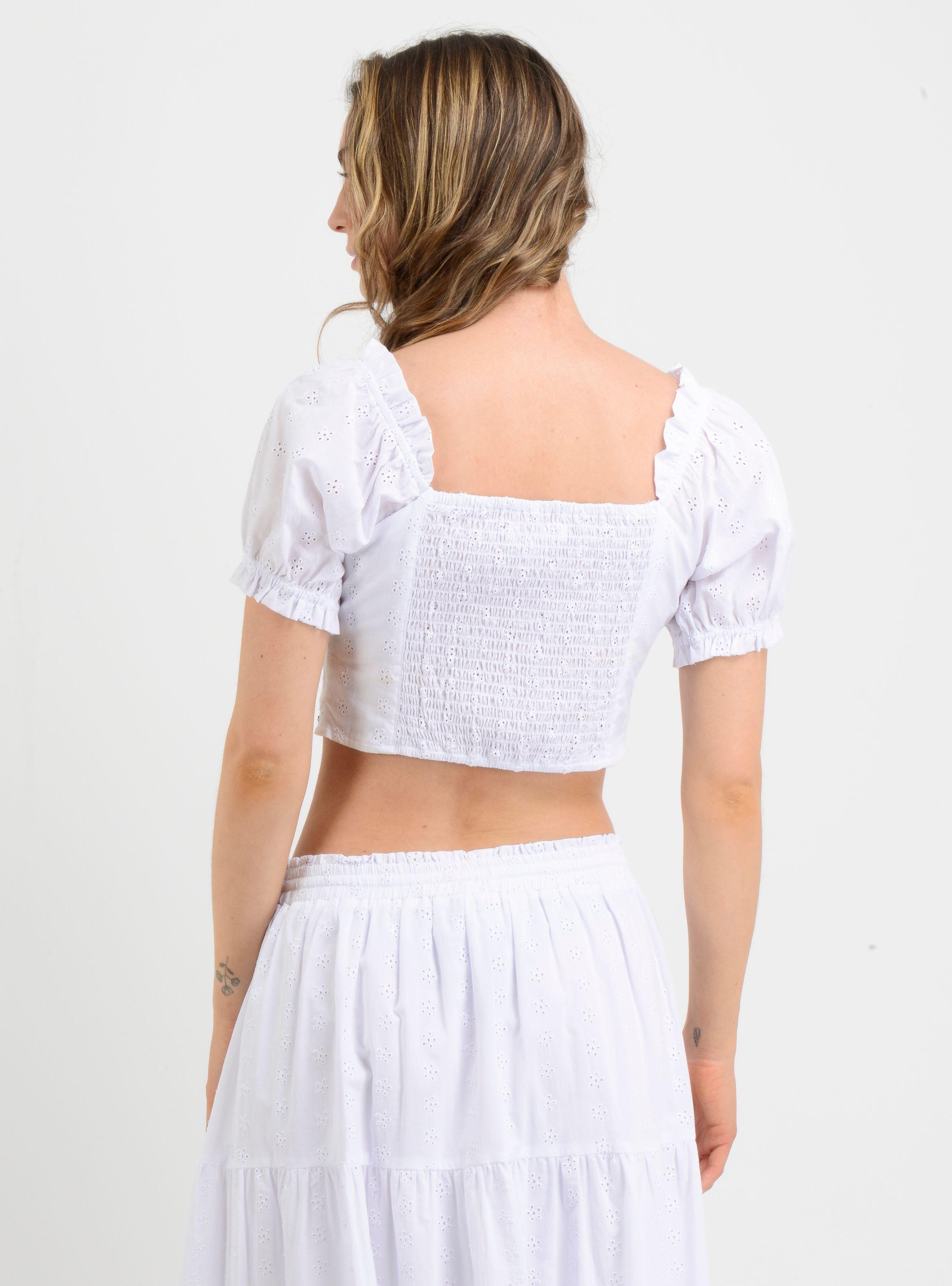BLUSA MANGA CORTA SIENA  BLANCO-2